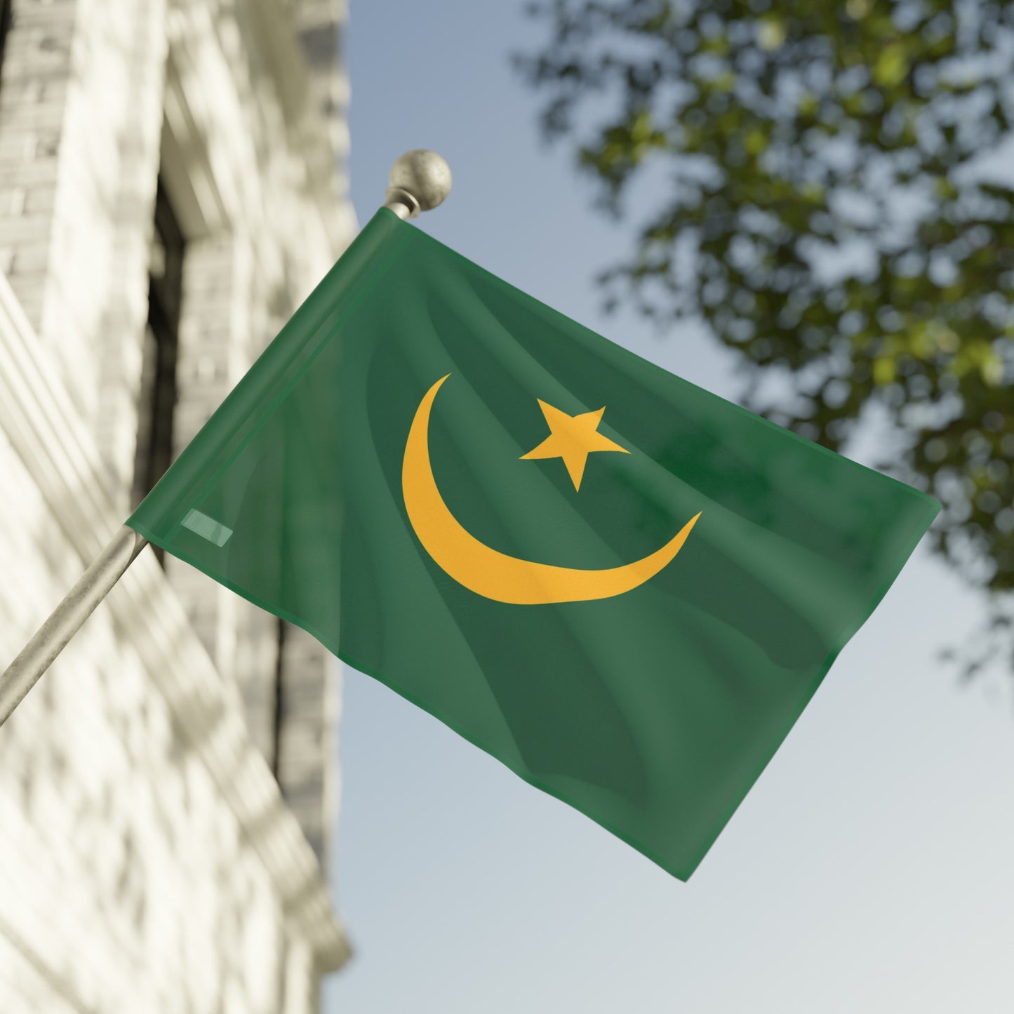 Flag Village Mauritania Flag 18" x 12" / 36" x 24" / 60" x 36"