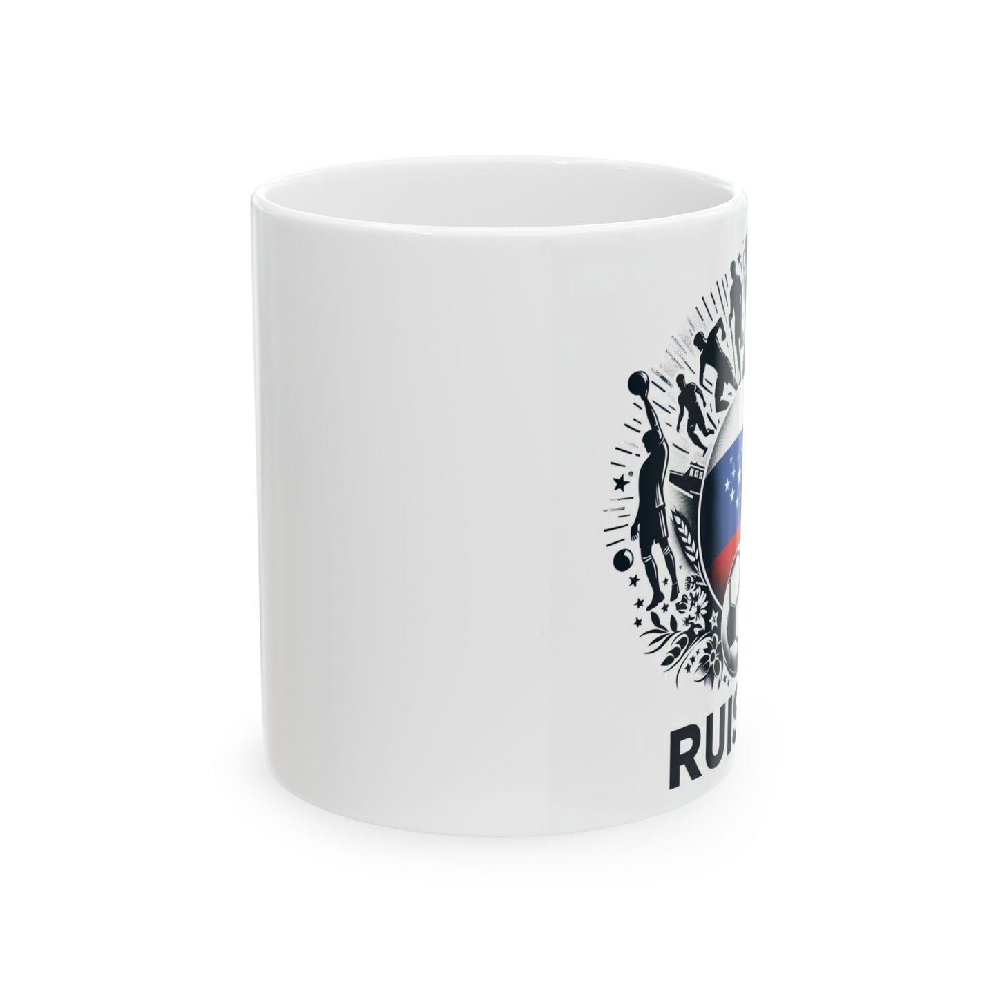 Flag Village Russia Sporting Flag Ceramic Coffee Mug 11oz RUS0007