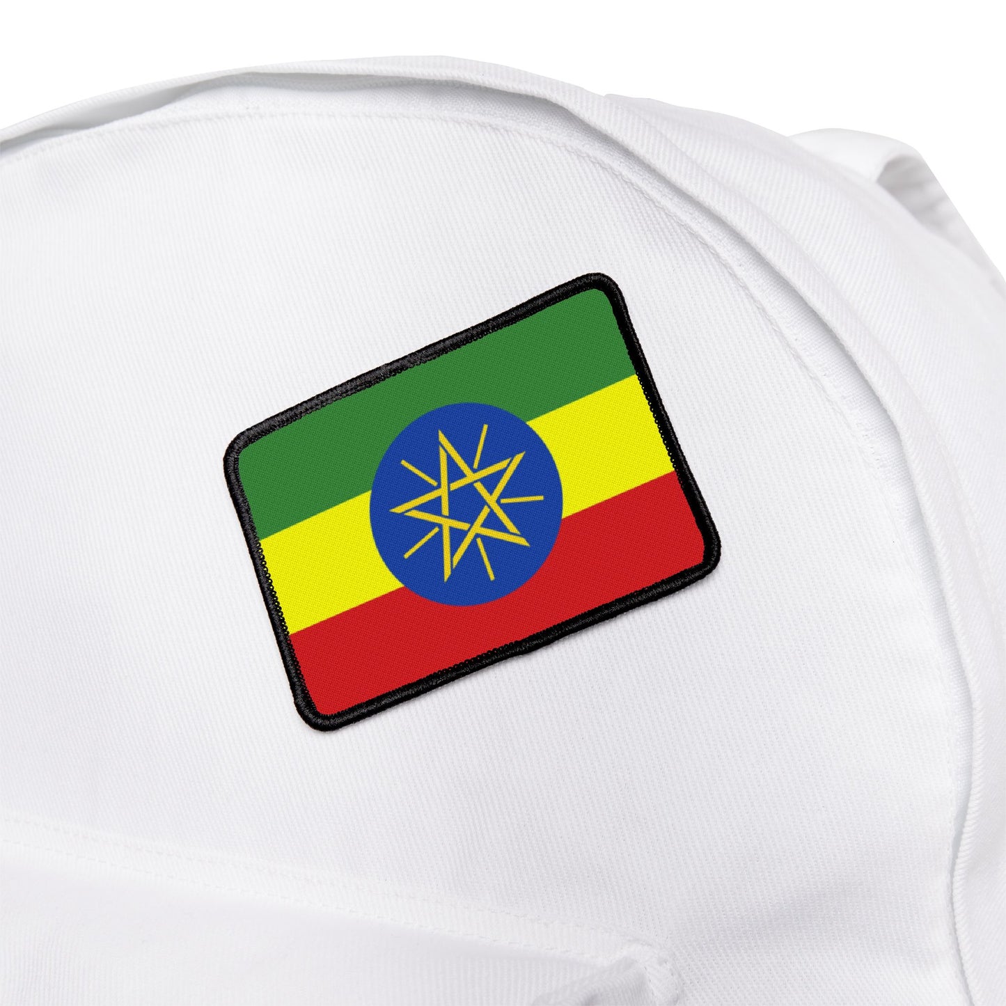 Flag Village Ethiopia Flag Embroidery Iron-On Patches