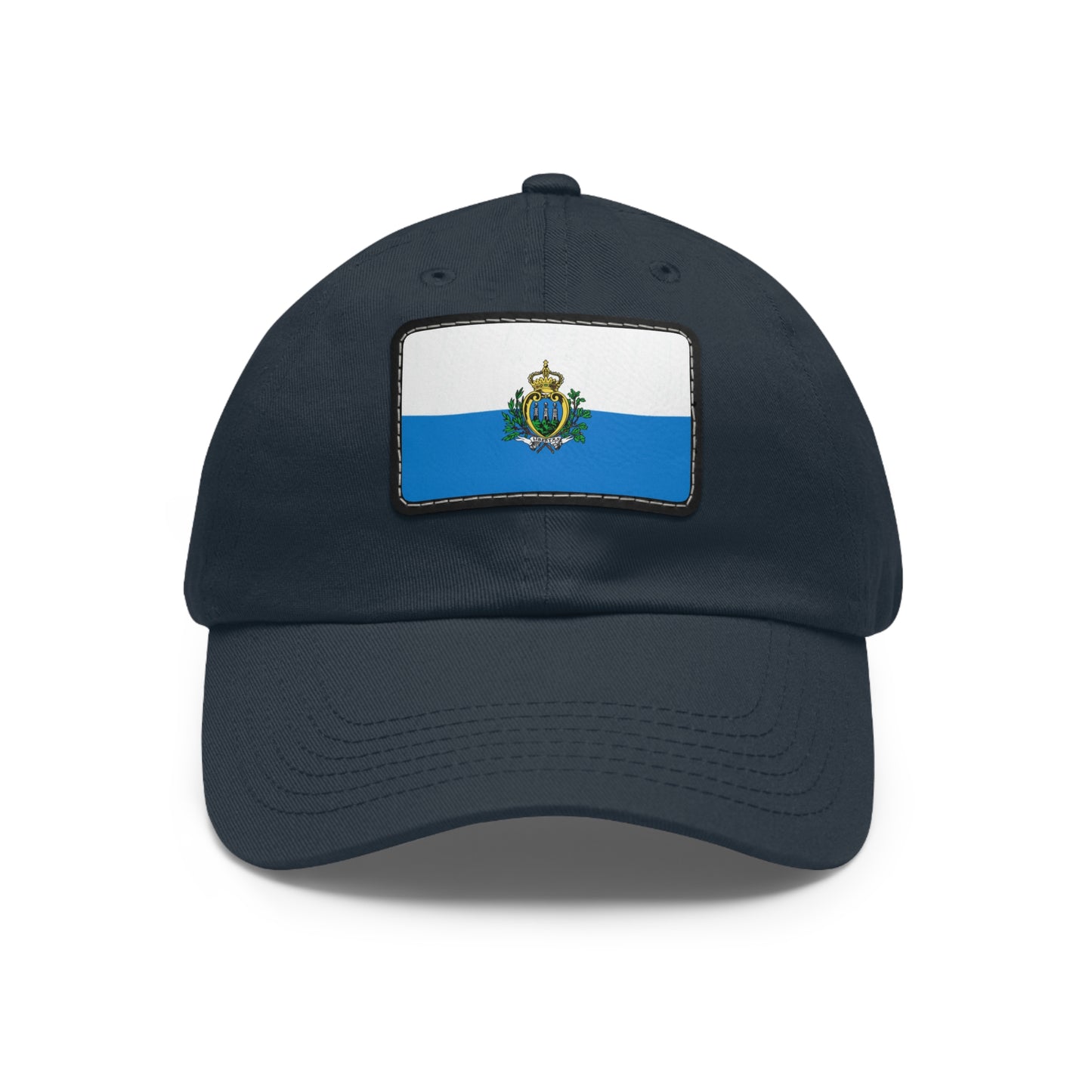 Flag Village San Marino Flag Hat Cap with Leather Patch