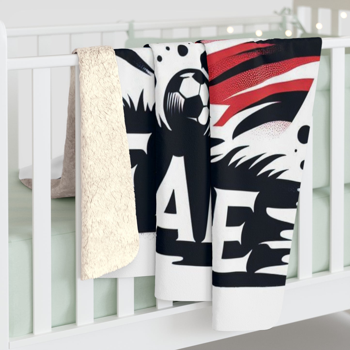 Flag Village France Sporting Flag Sherpa Fleece Blanket FRA0007