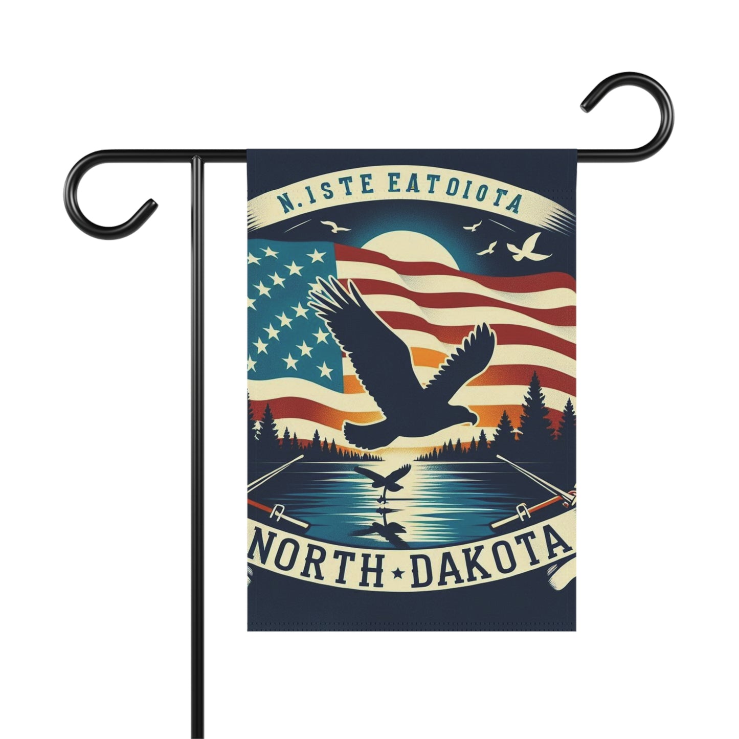 Flag Village North Dakota State Flag Sporting Garden & House Banner ND0003
