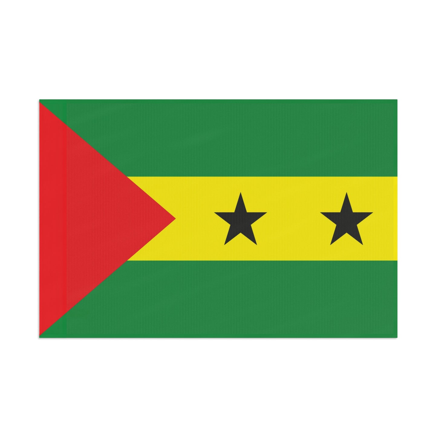 Flag Village Sao Tome And Principe 18" x 12" / 36" x 24" / 60" x 36"