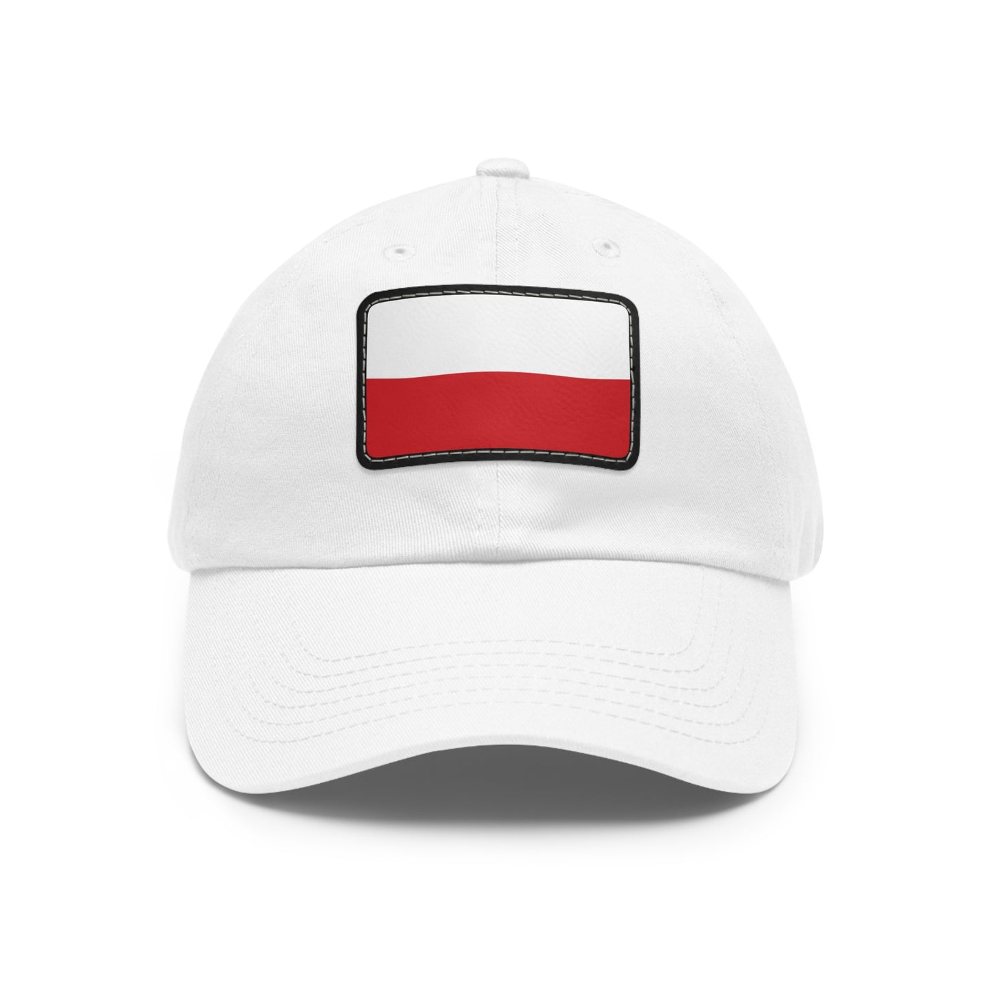 Flag Village Poland Flag Hat Cap with Leather Patch