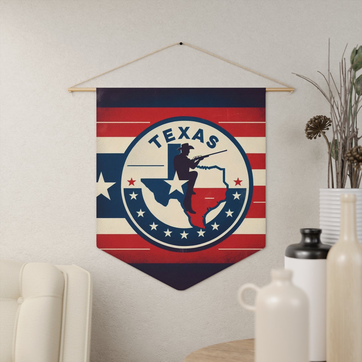 Flag Village Texas State Flag Pennant Sporting Home Wall decoration TX0002