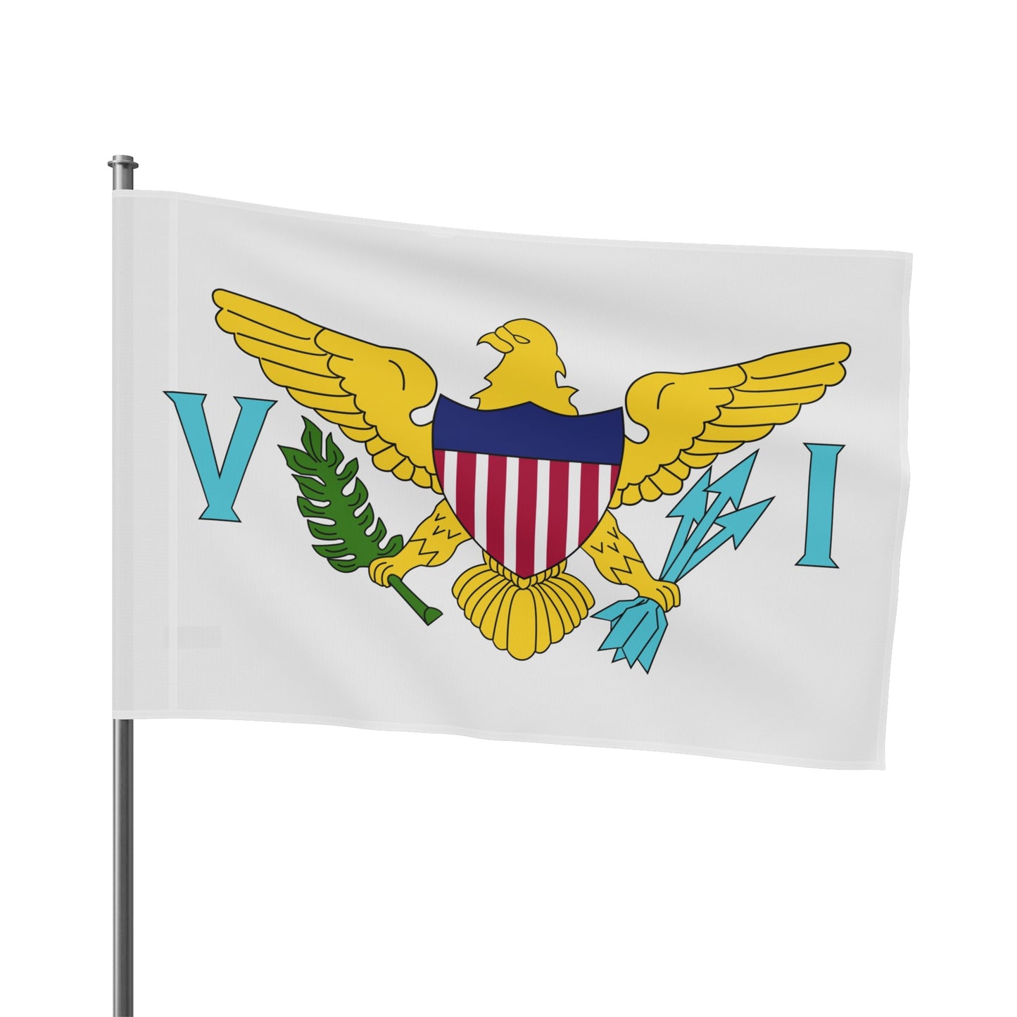 Flag Village Virgin Islands(U.S. Virgin Islands) Flag 18" x 12" / 36" x 24" / 60" x 36"