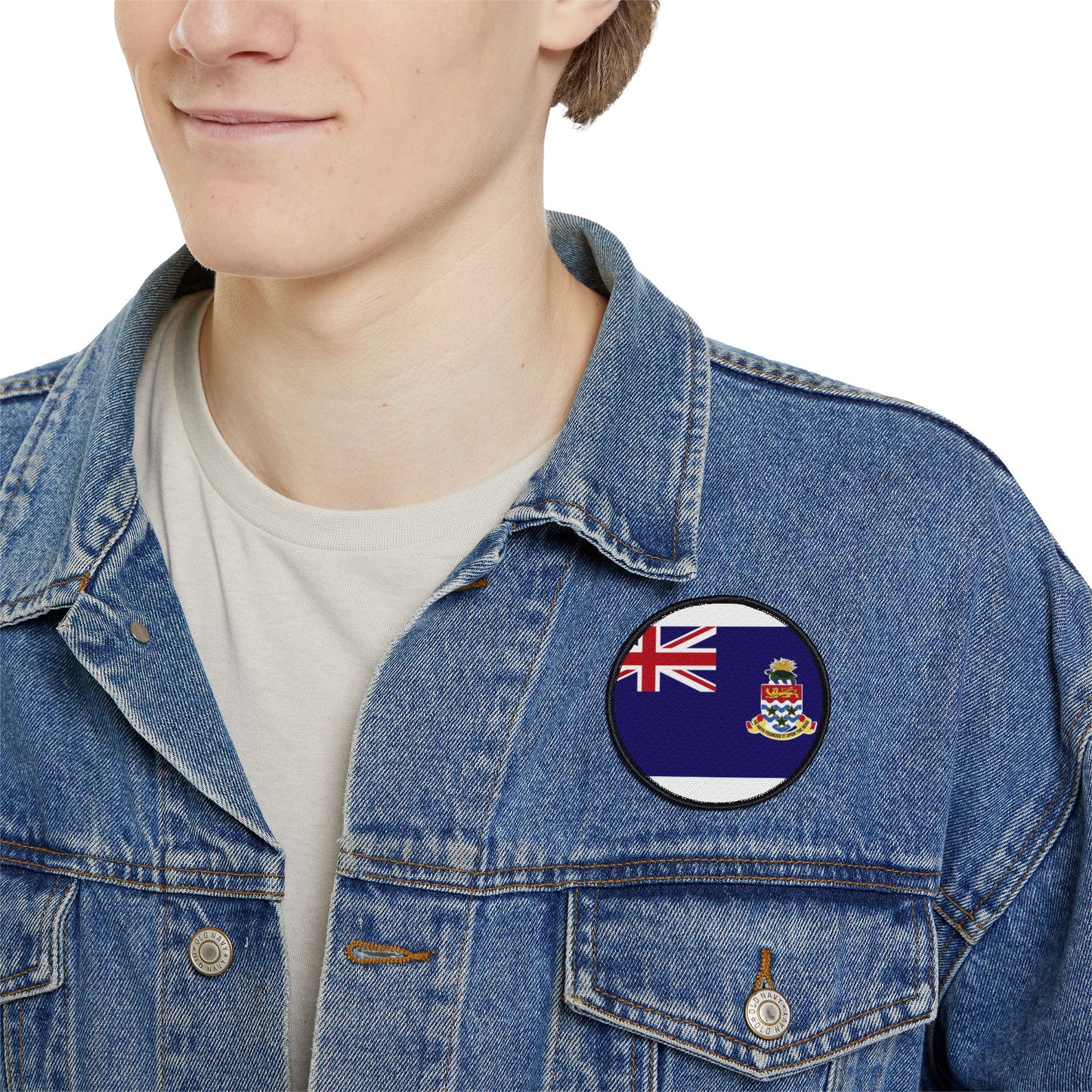 Flag Village Cayman Islands Flag Embroidery Iron-On Patches