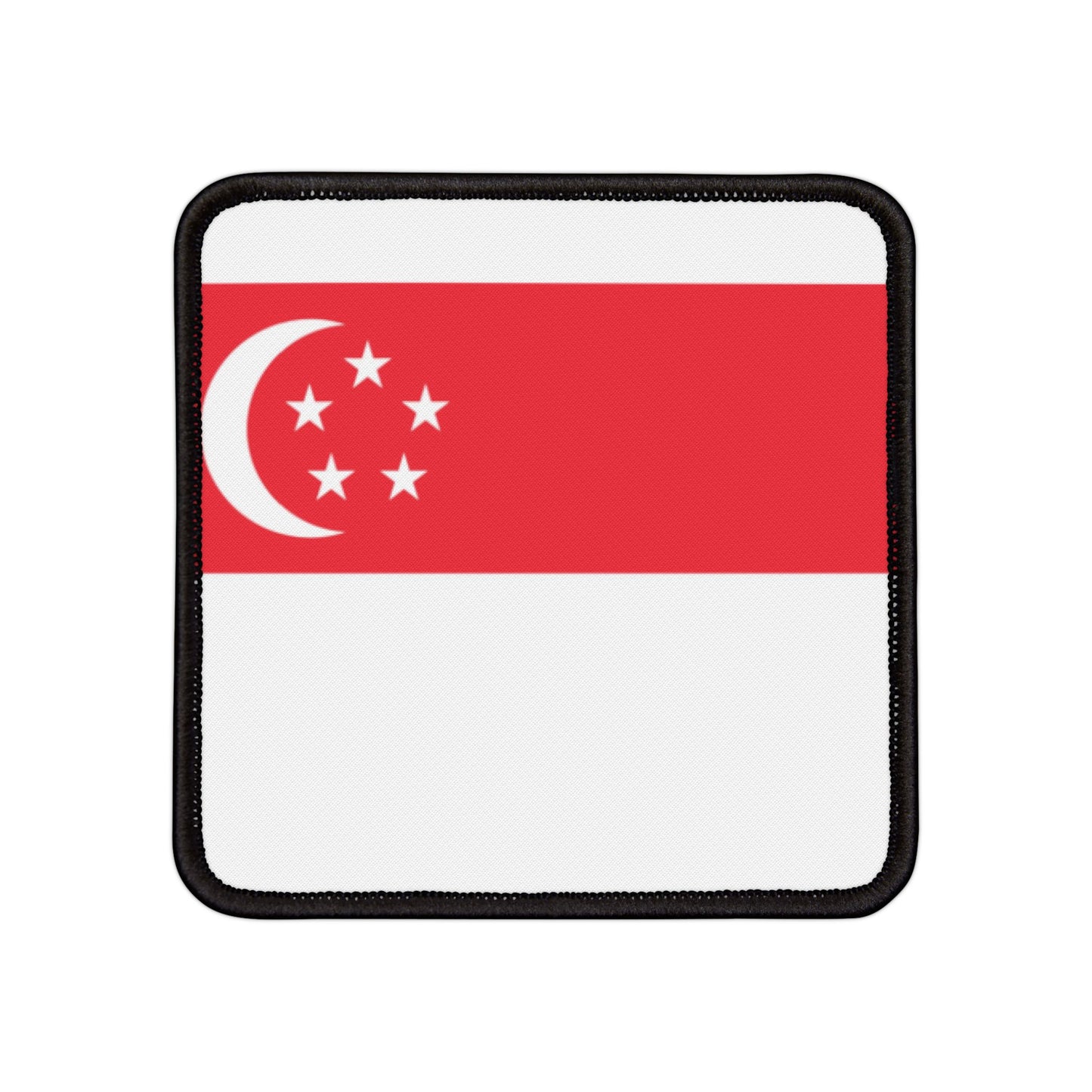 Flag Village Singapore Flag Embroidery Iron-On Patches