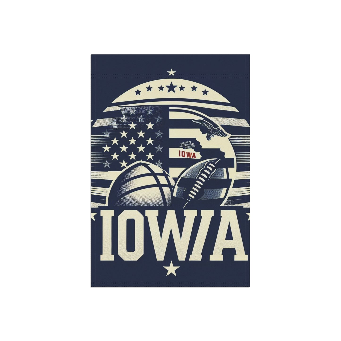 Flag Village Iowa State Flag Sporting Garden & House Banner IA0004