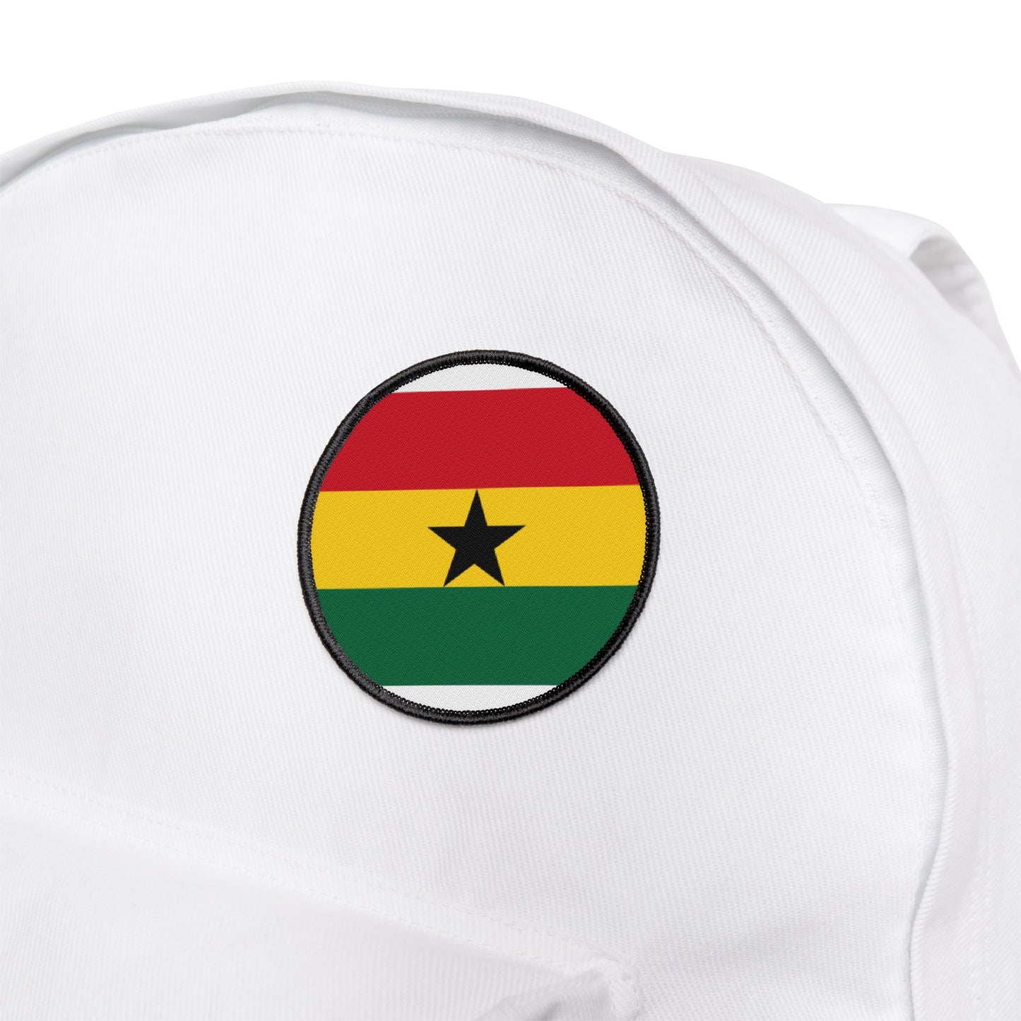 Flag Village Ghana Flag Embroidery Iron-On Patches