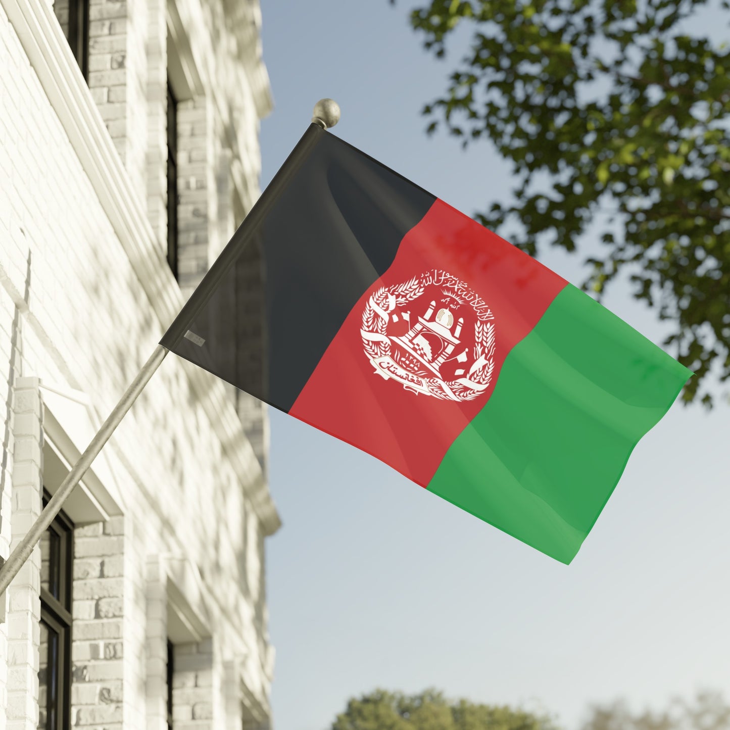 Flag Village Afghanistan Flag