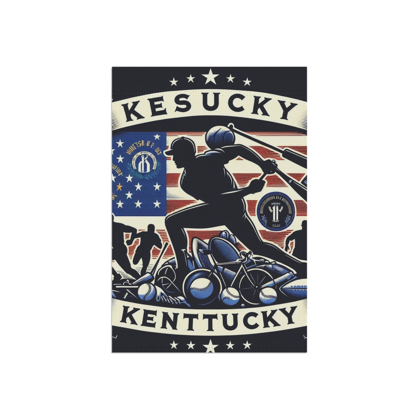 Flag Village Kentucky State Flag Sporting Garden & House Banner KY0002