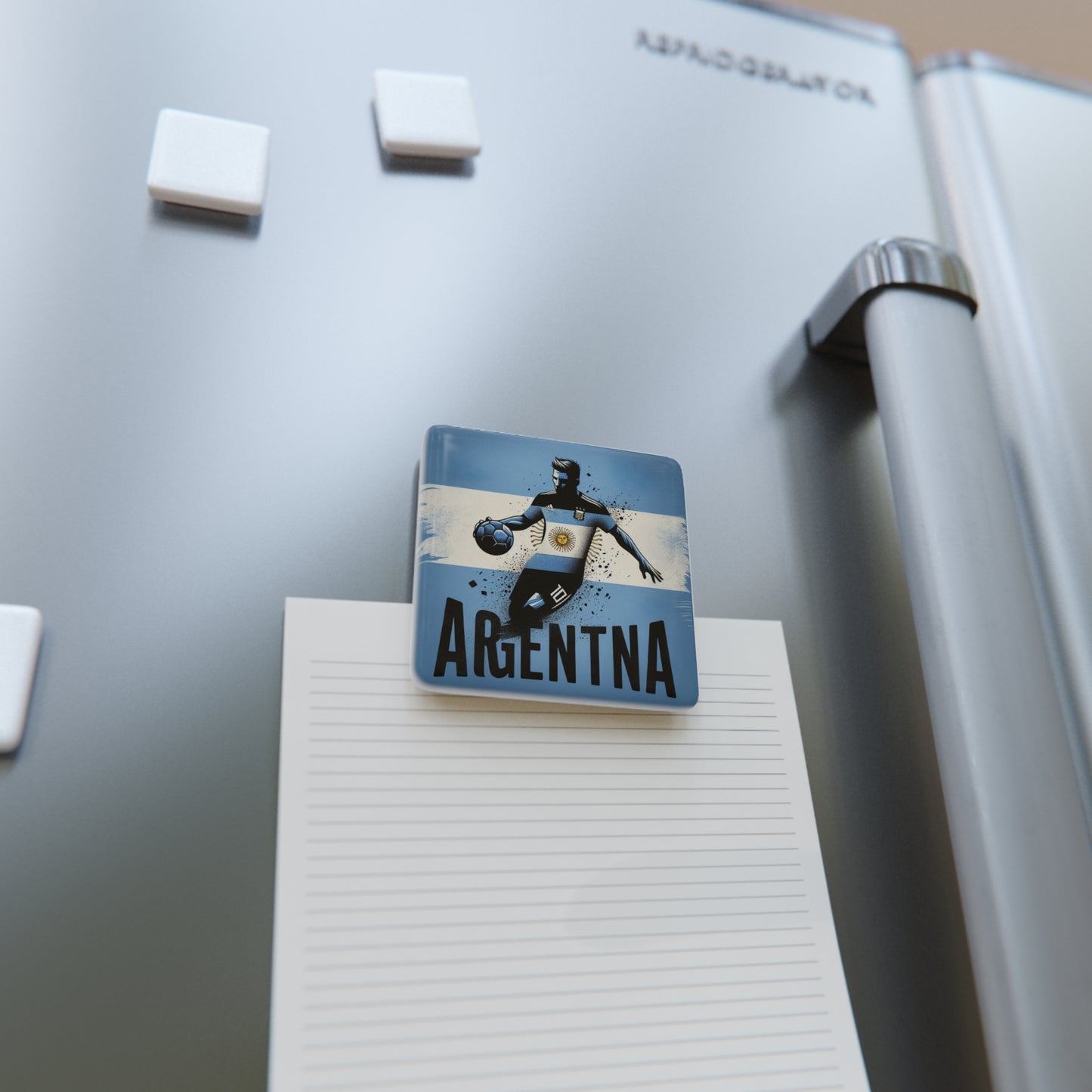 Flag Village ARGENTINA Flag Sporting Porcelain Magnet, Square ARG0008