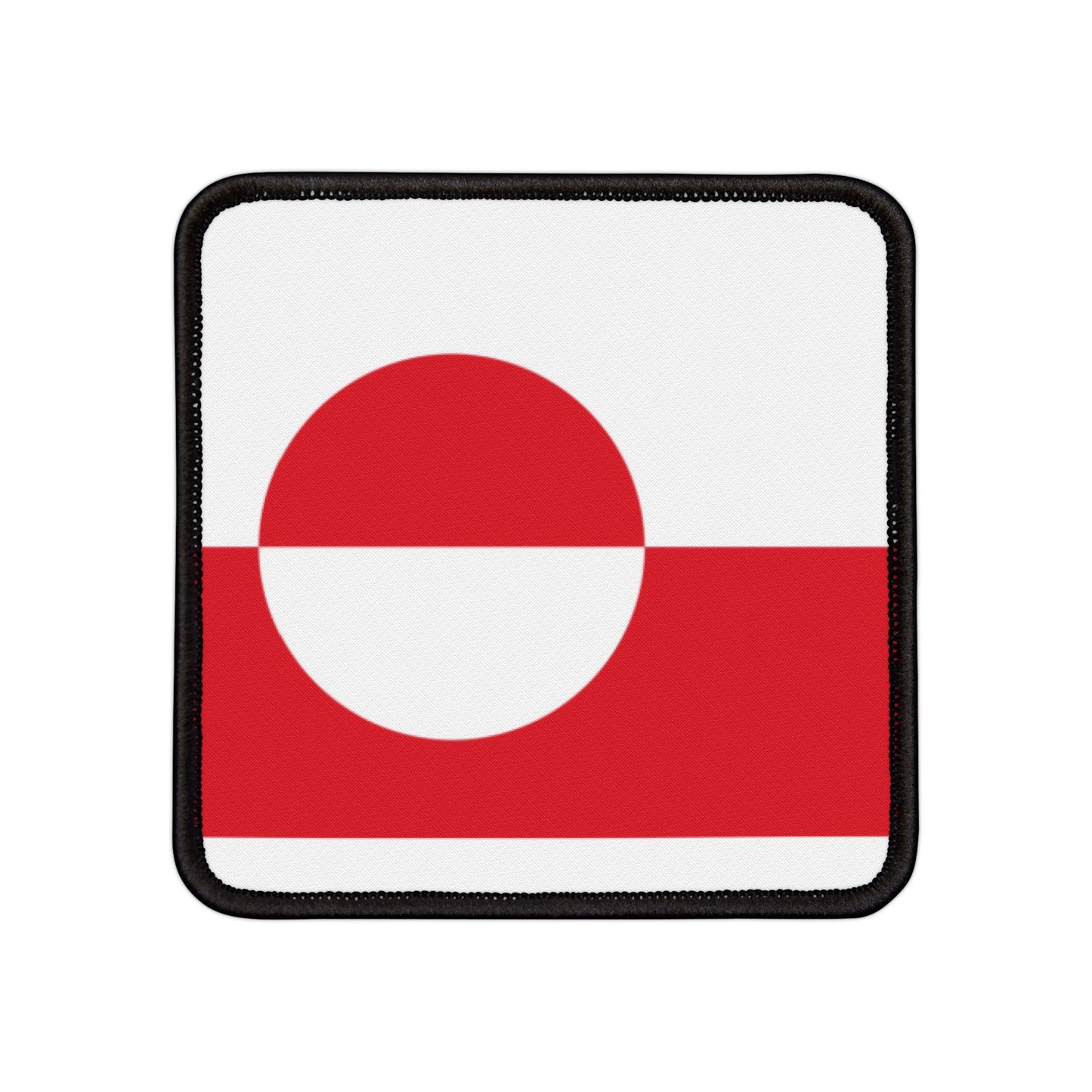 Flag Village Greenland Flag Embroidery Iron-On Patches
