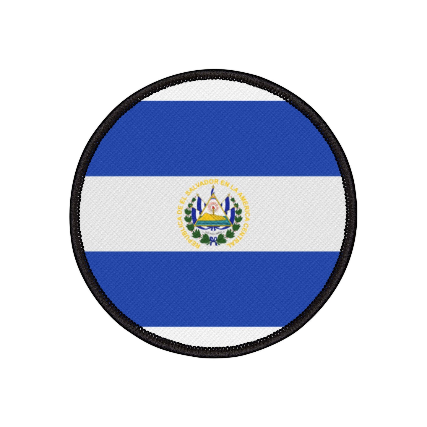 Flag Village El Salvador Flag Embroidery Iron-On Patches