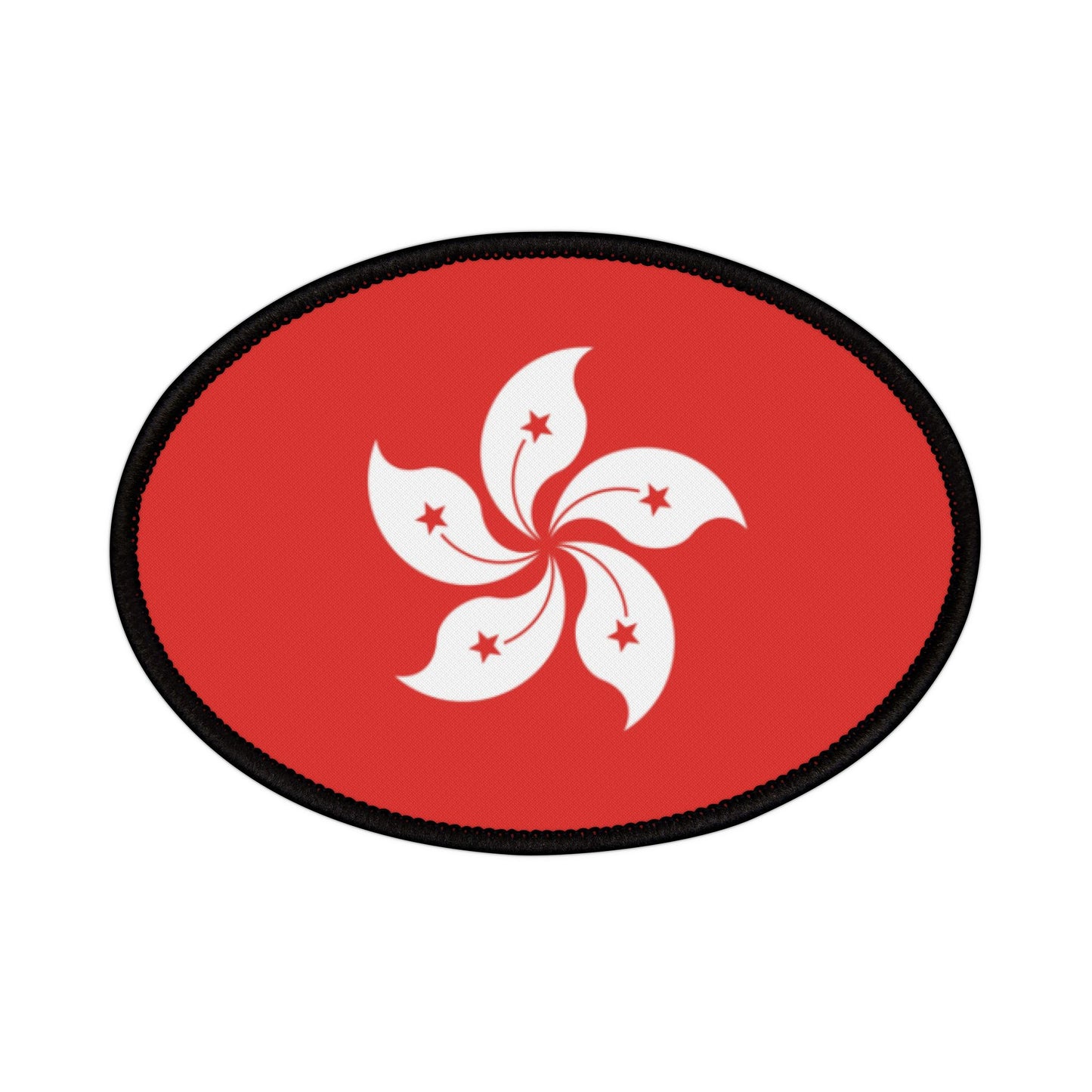 Flag Village Hong Kong Flag Embroidery Iron-On Patches