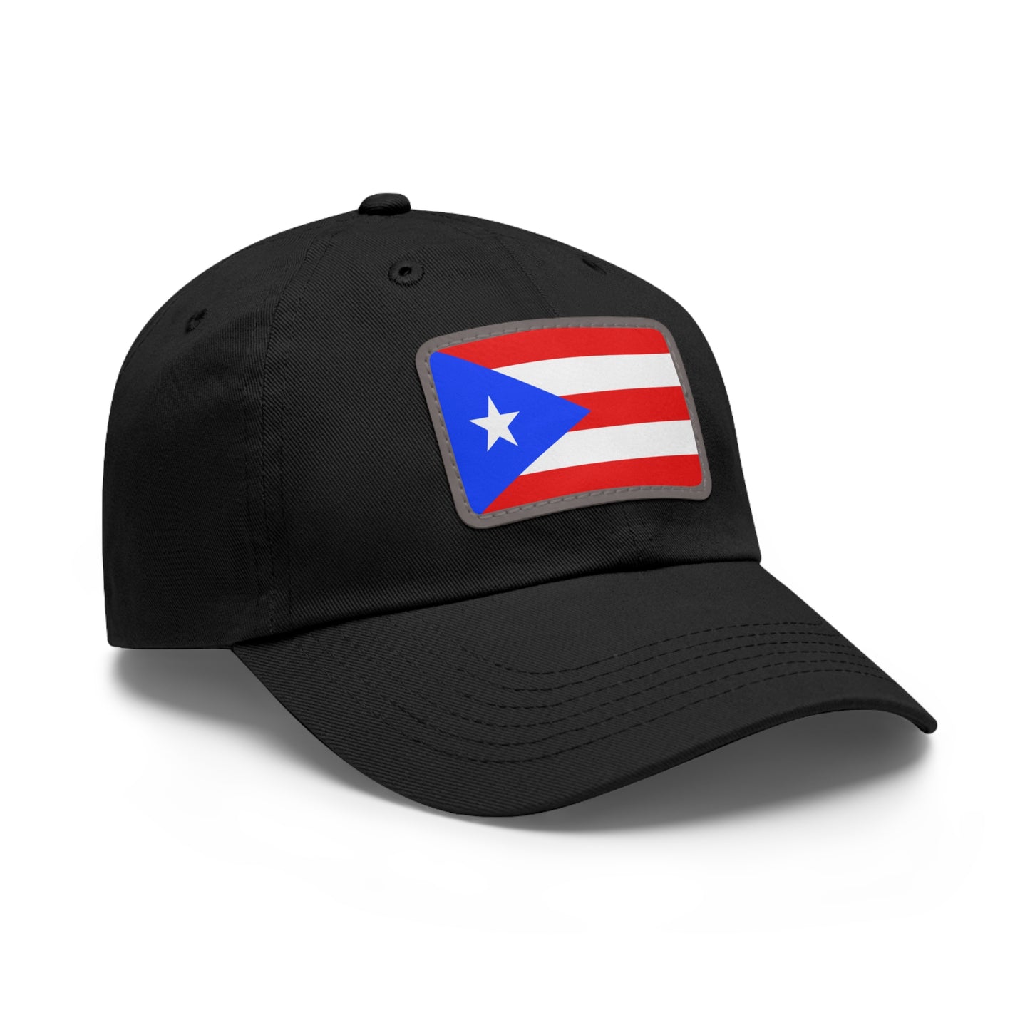 Flag Village USA Puerto Rico State Flag Hat Cap with Leather Patch