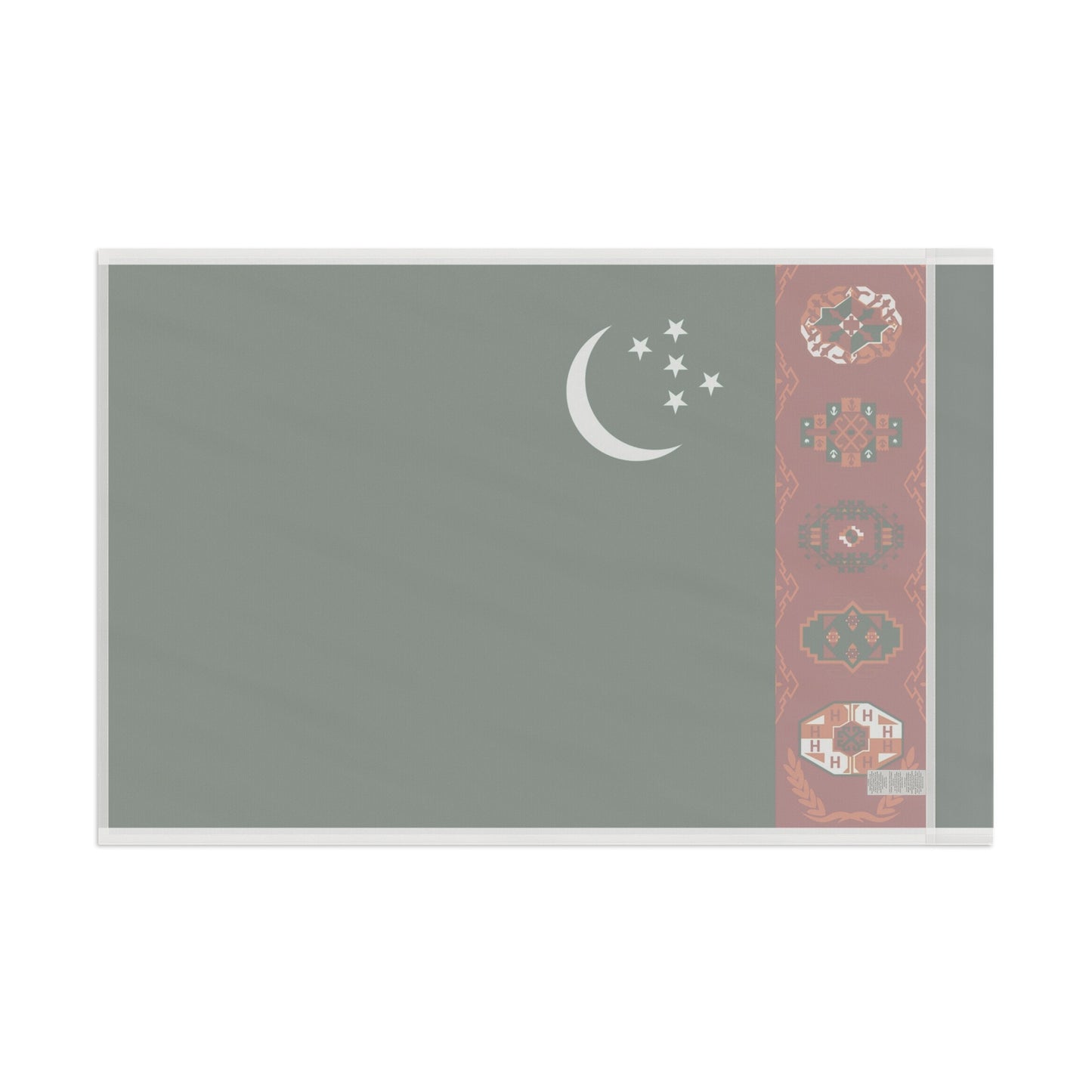 Flag Village Turkmenistan Flag 18" x 12" / 36" x 24" / 60" x 36"