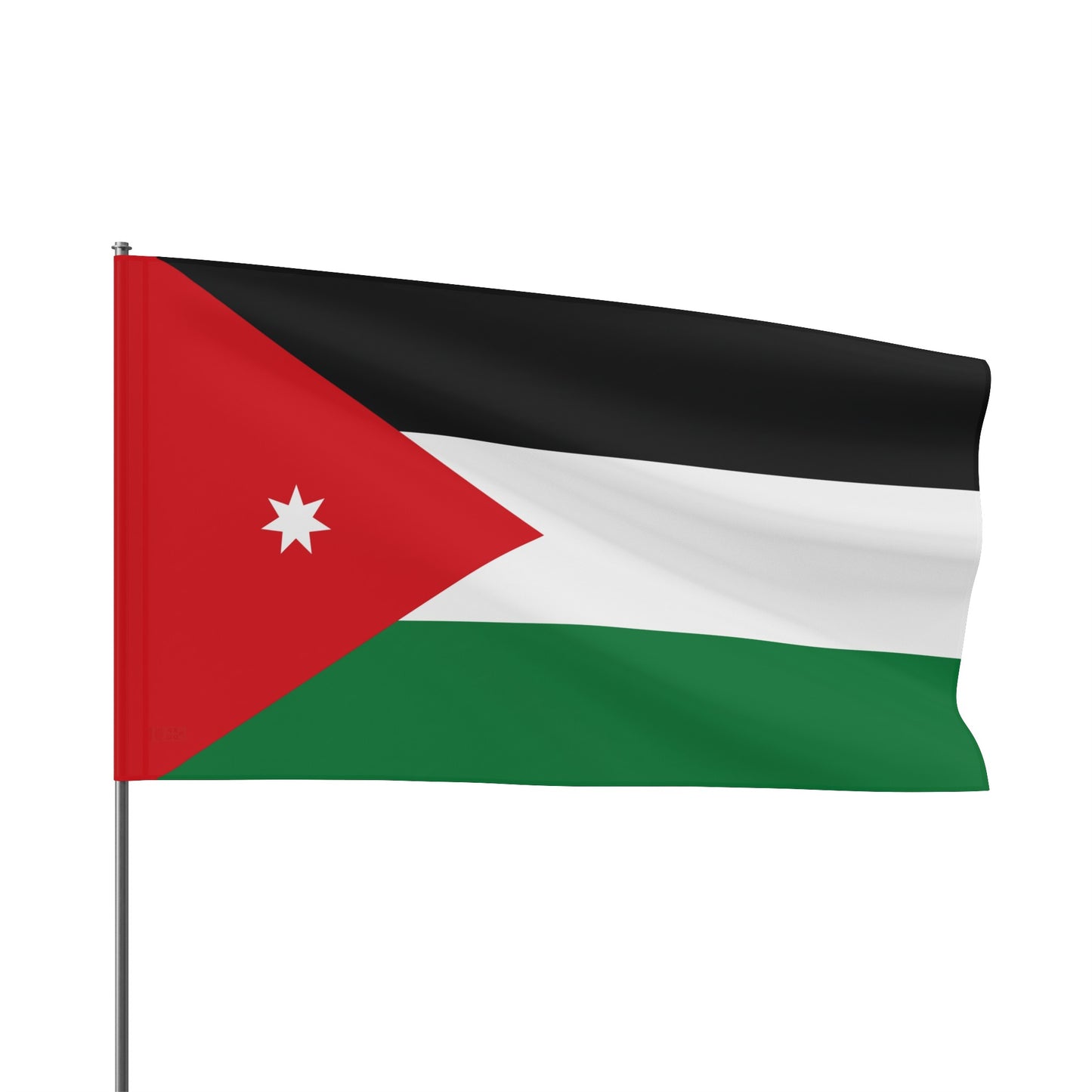 Flag Village Jordan Flag 18" x 12" / 36" x 24" / 60" x 36"