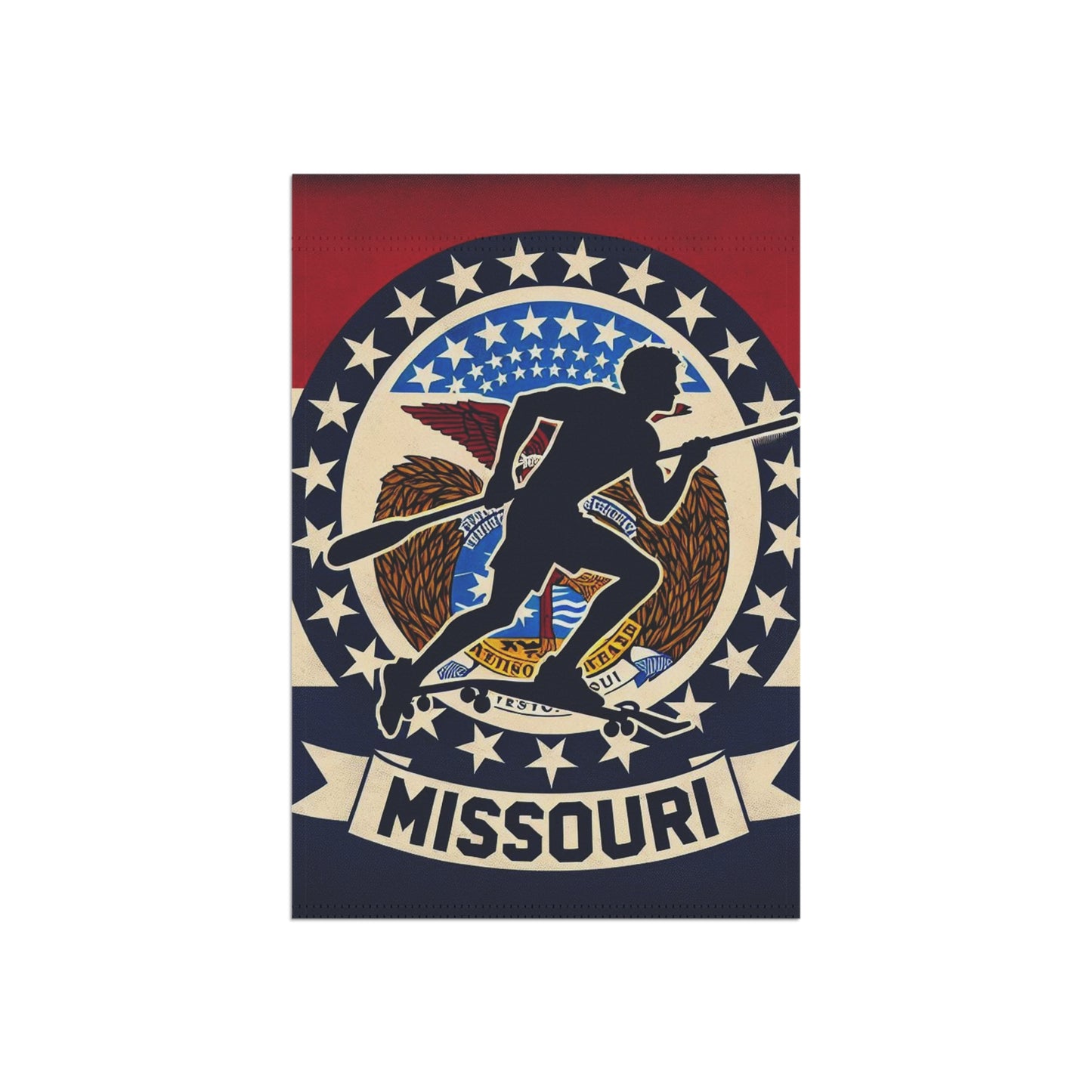 Flag Village Missouri State Flag Sporting Garden & House Banner MO0002