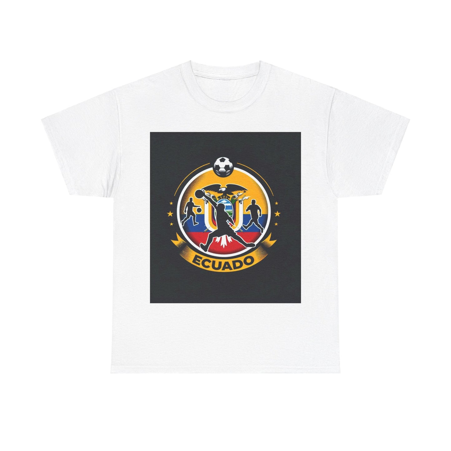 Flag Village Ecuador Sporting Flag T-SHIRT Heavy Cotton Tee ECU0002