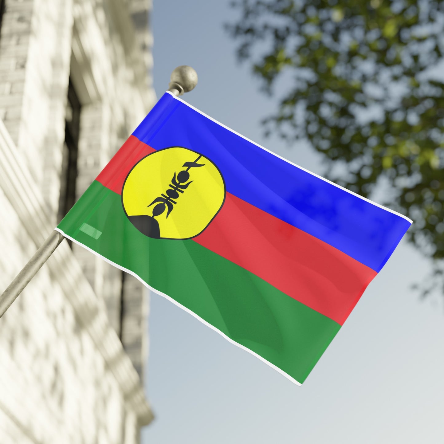 Flag Village New Caledonia Flag 18" x 12" / 36" x 24" / 60" x 36"