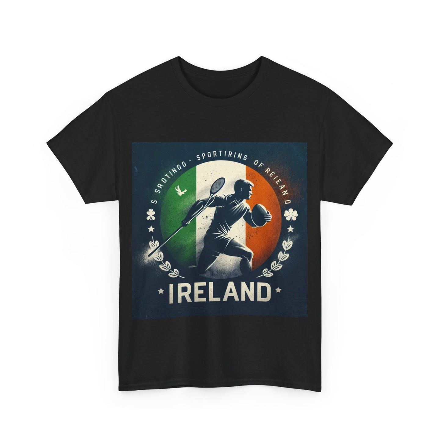 Flag Village Ireland Sporting Flag T-SHIRT Heavy Cotton Tee IRL0003