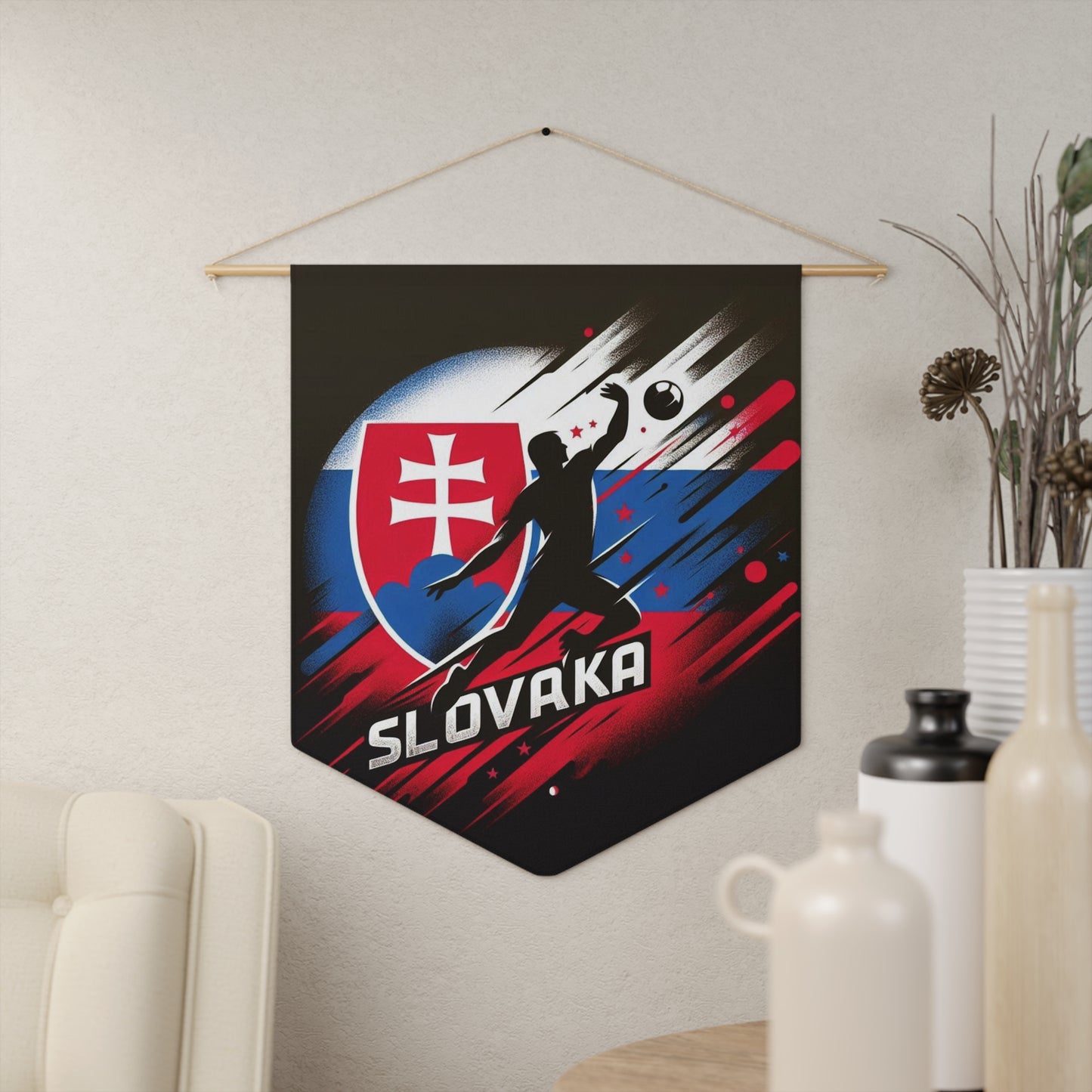 Flag Village Slovakia Flag Pennant Sporting Home Wall decoration SVK0001