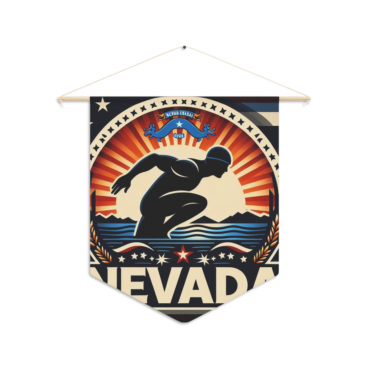Flag Village Nevada State Flag Pennant Sporting Home Wall decoration NV0002