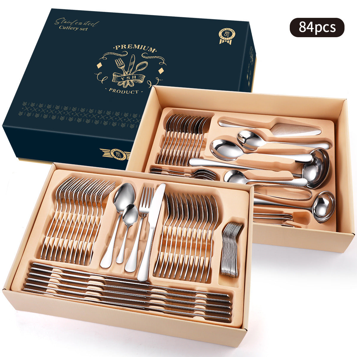 Flag Village Stainless Steel Tableware Gift Box Set