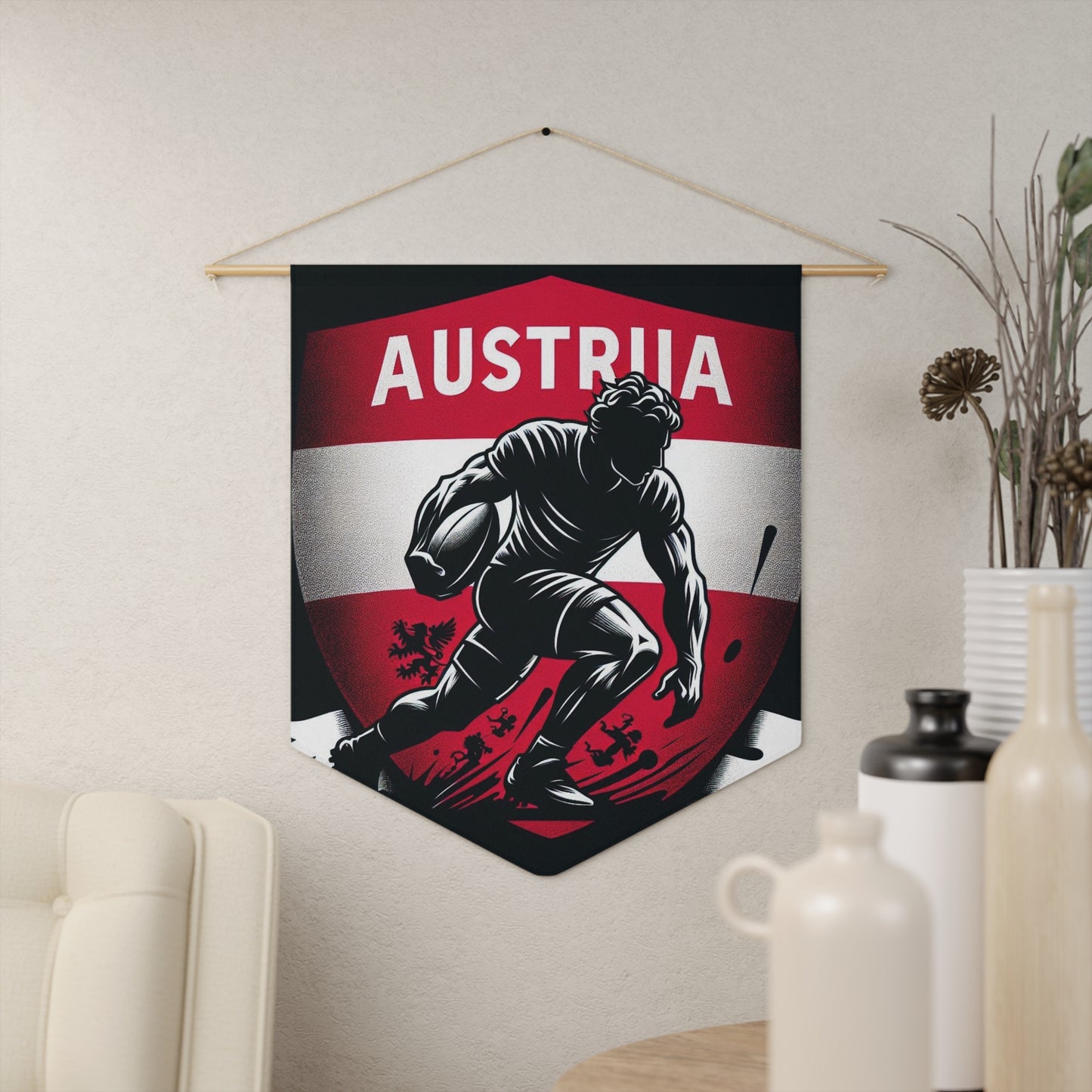 Flag Village Austria Flag Pennant Sporting Home Wall decoration AUT0001