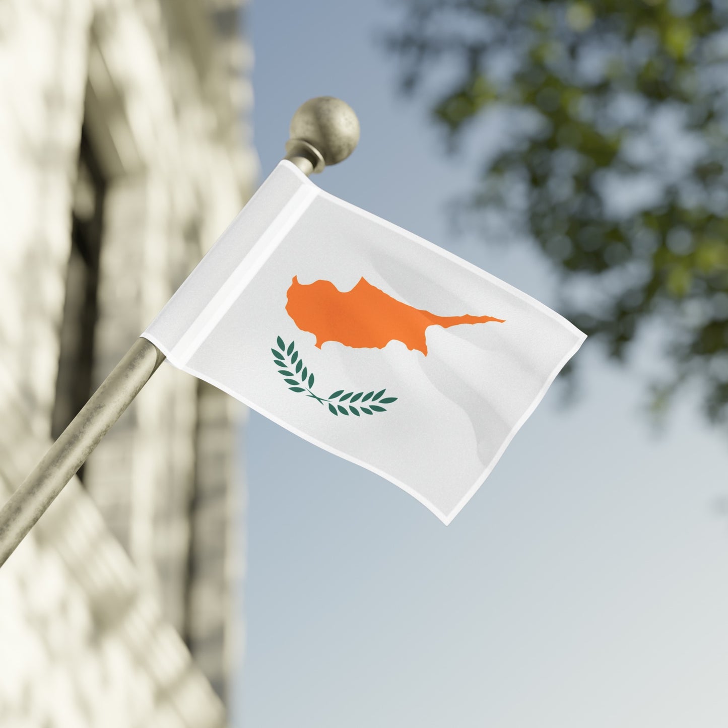 Flag Village Cyprus Flag 18" x 12" / 36" x 24" / 60" x 36"