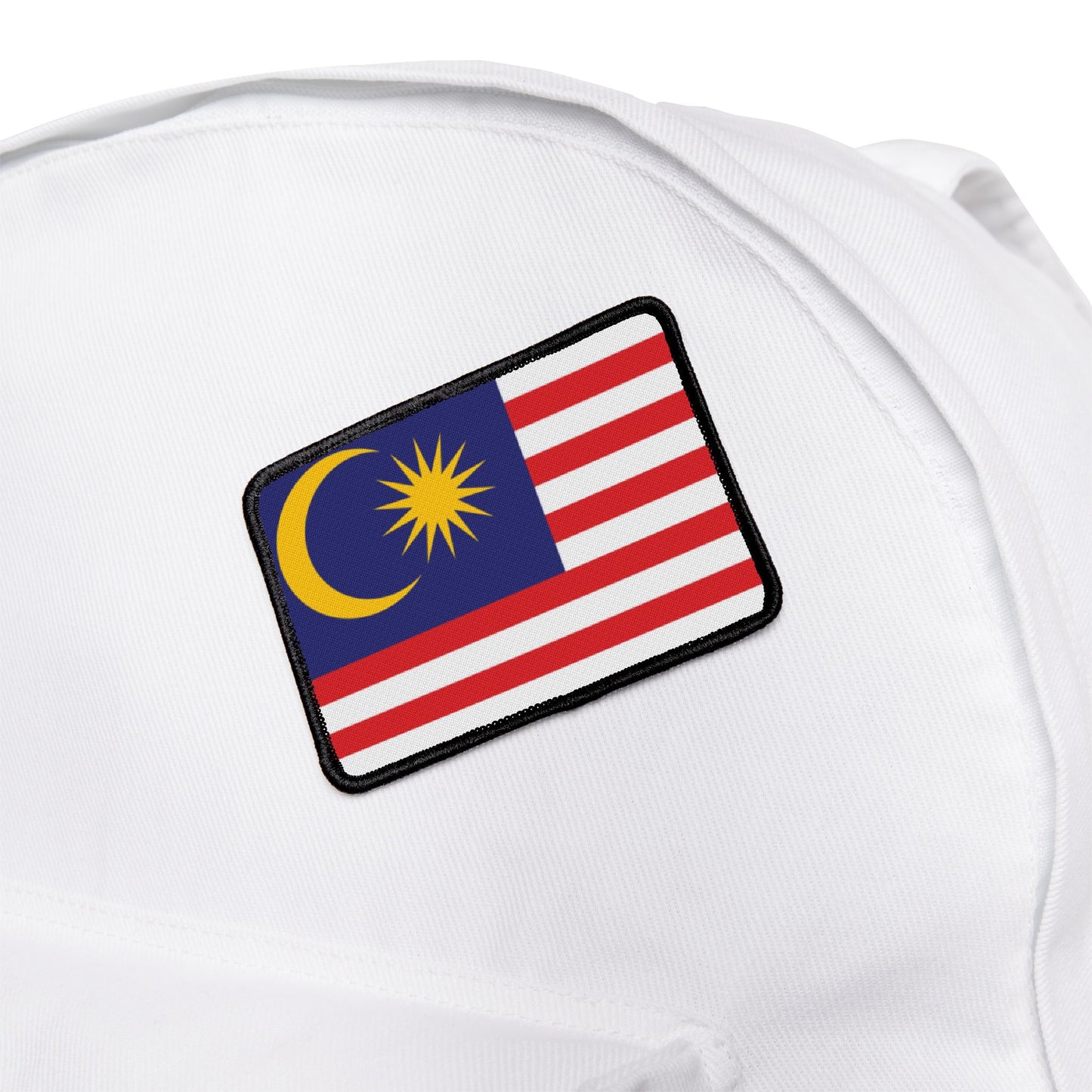Flag Village Malaysia Flag Embroidery Iron-On Patches
