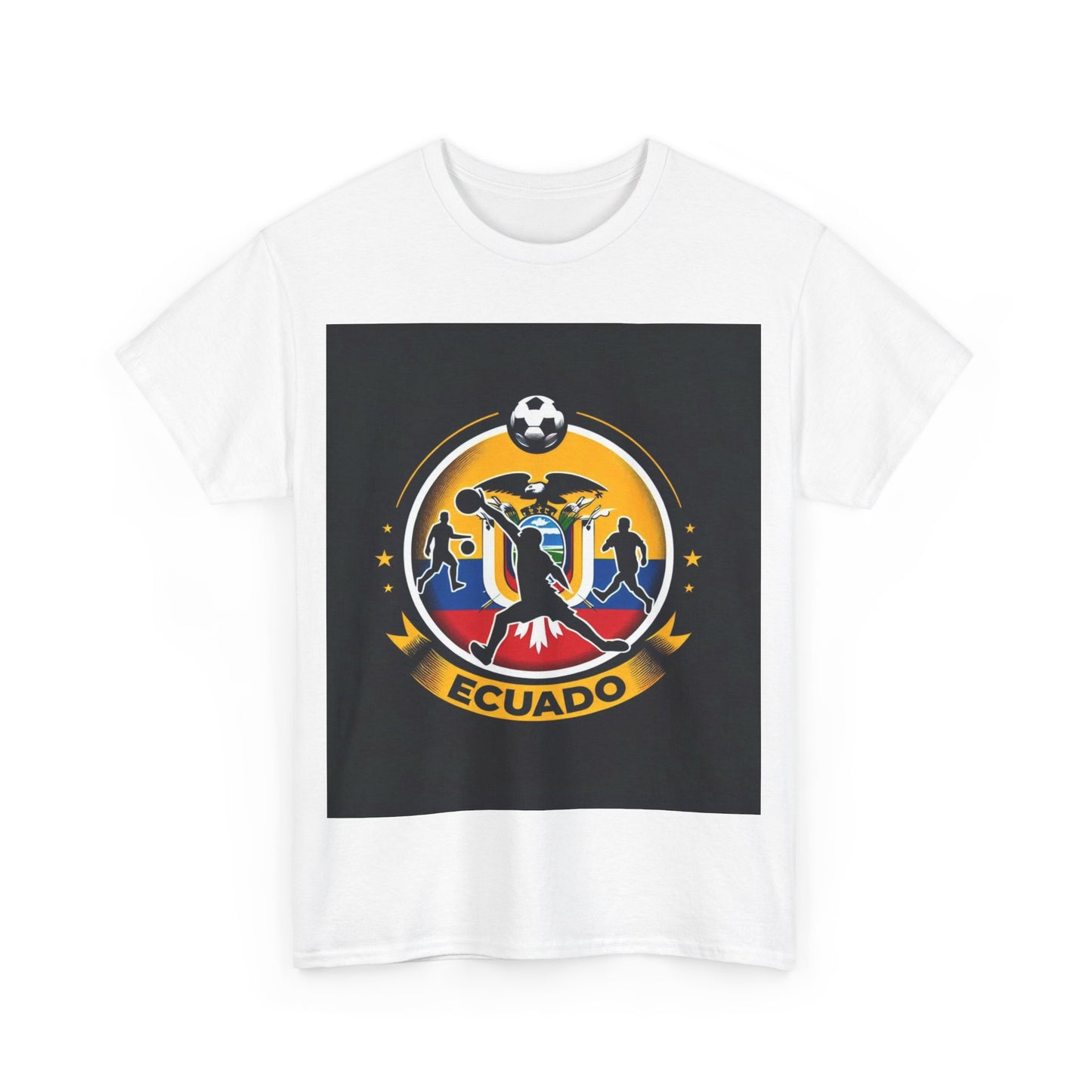 Flag Village Ecuador Sporting Flag T-SHIRT Heavy Cotton Tee ECU0002