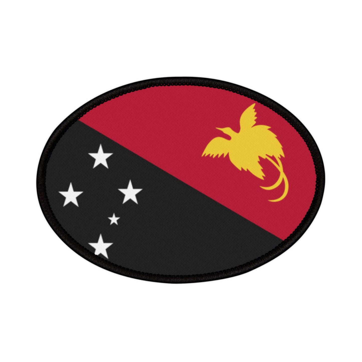 Flag Village Papua New Guinea Flag Embroidery Iron-On Patches