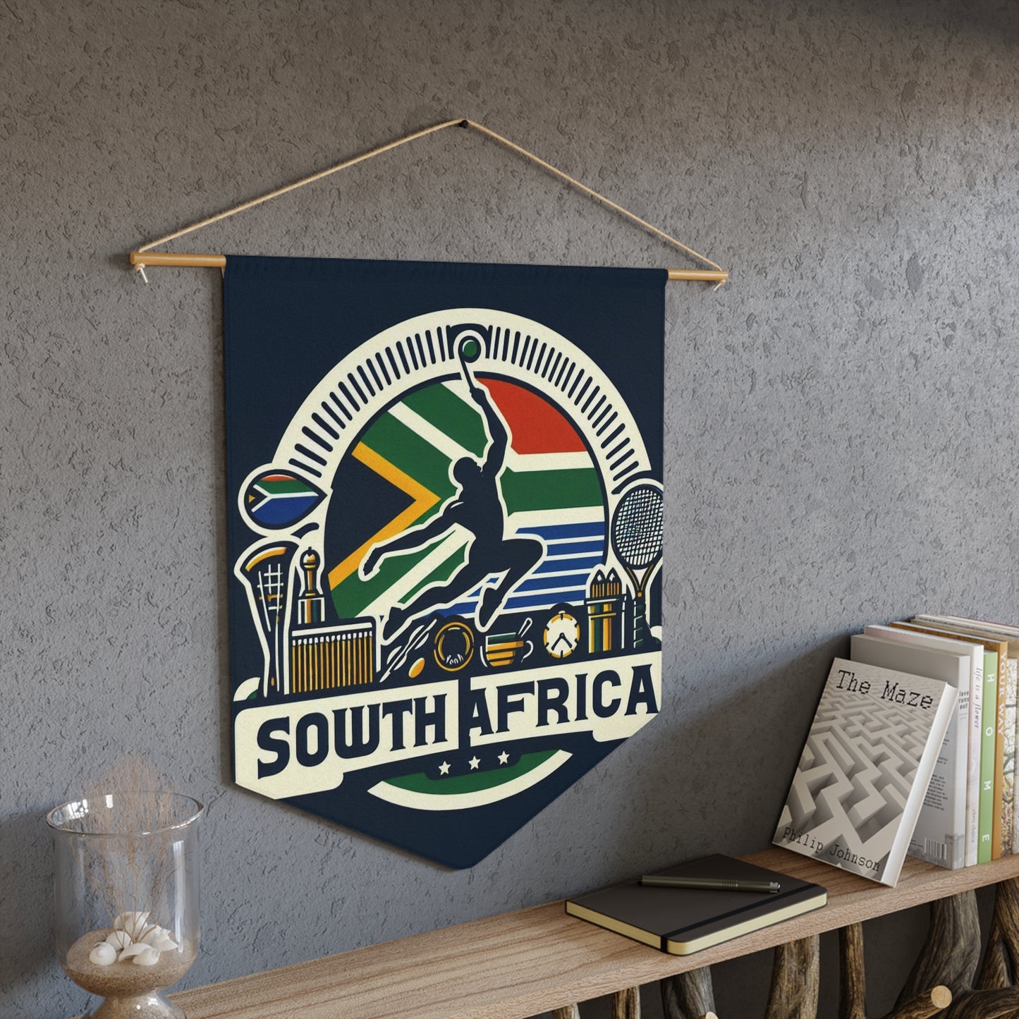 Flag Village South Africa Flag Pennant Sporting Home Wall decoration ZAF0001