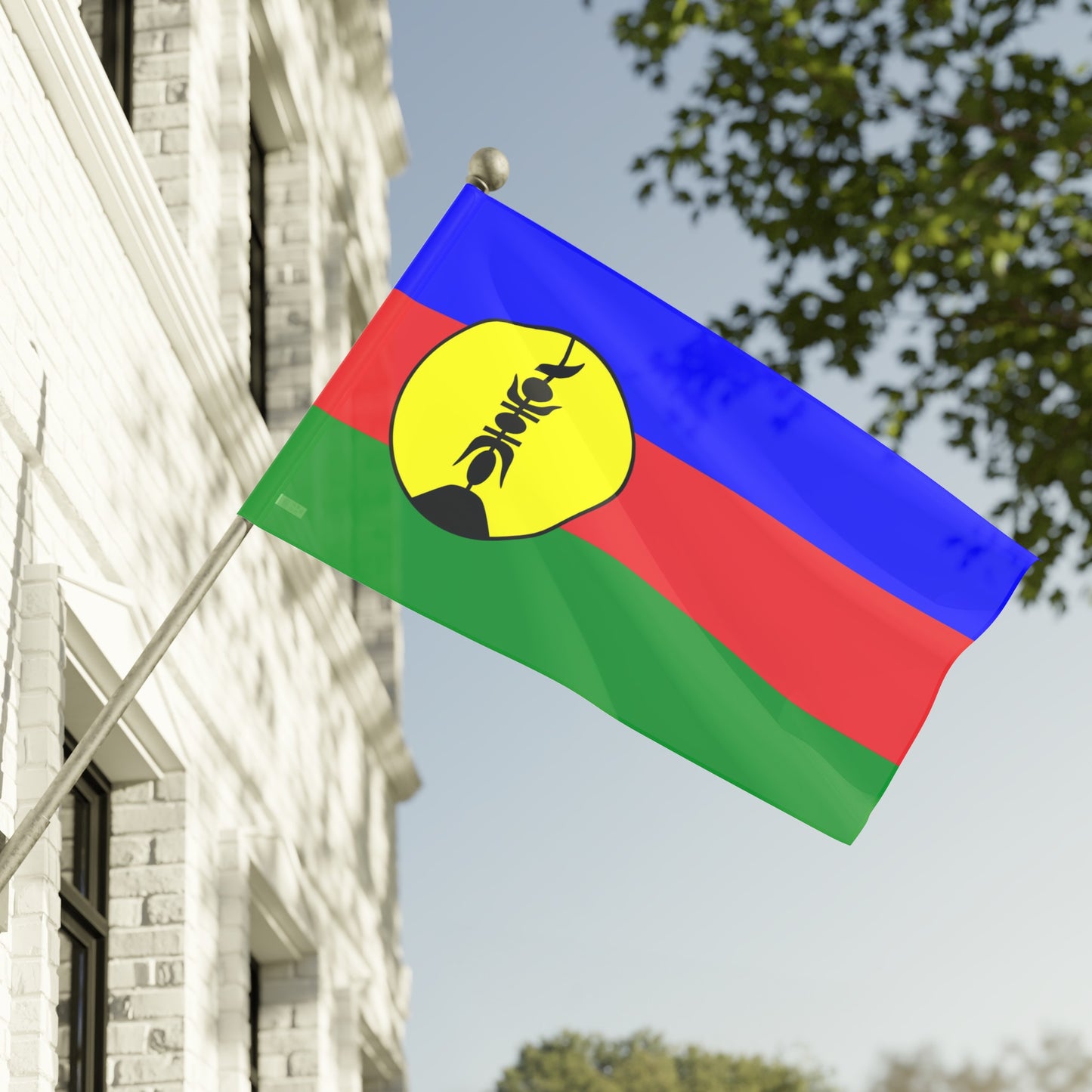 Flag Village New Caledonia Flag 18" x 12" / 36" x 24" / 60" x 36"