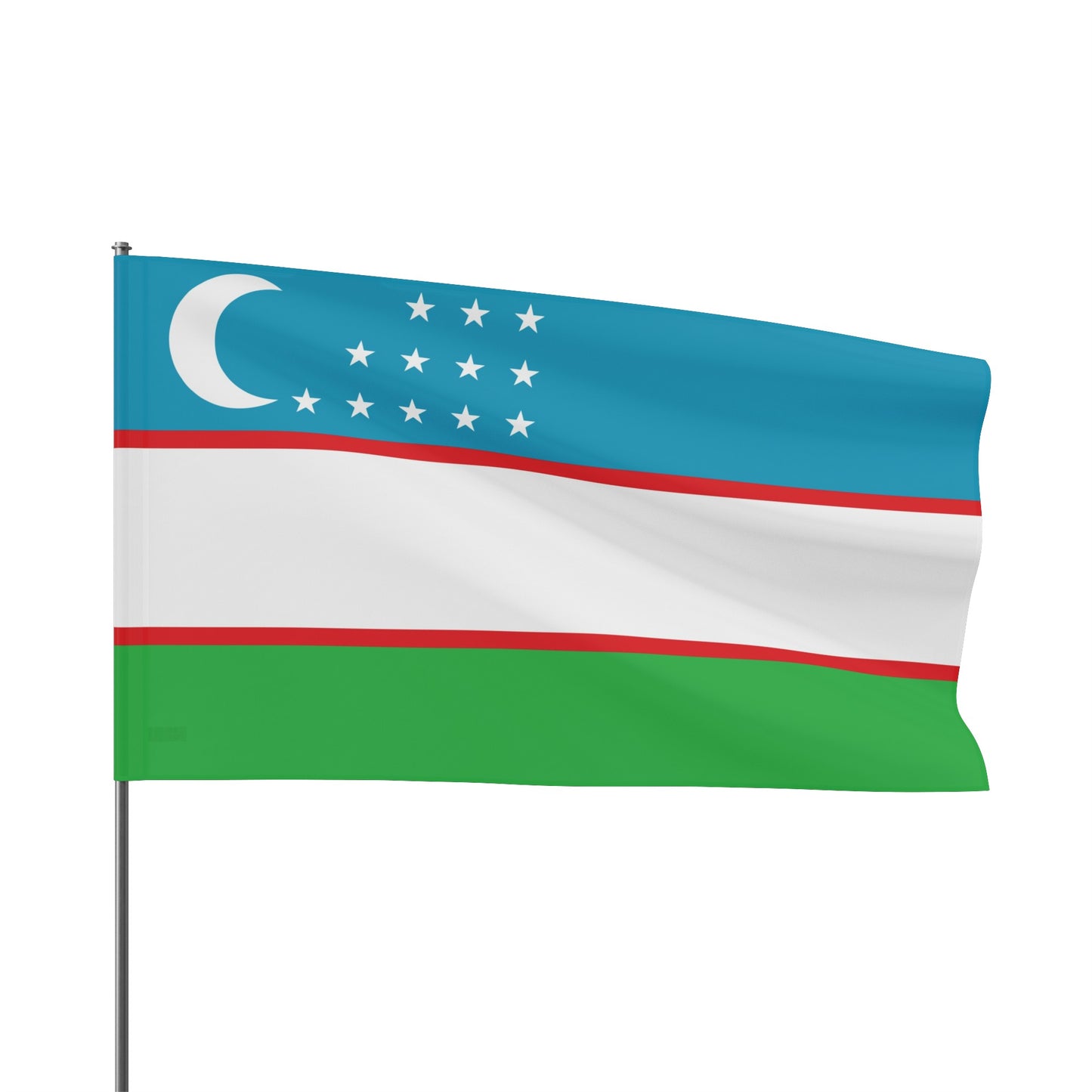 Flag Village Uzbekistan Flag 18" x 12" / 36" x 24" / 60" x 36"
