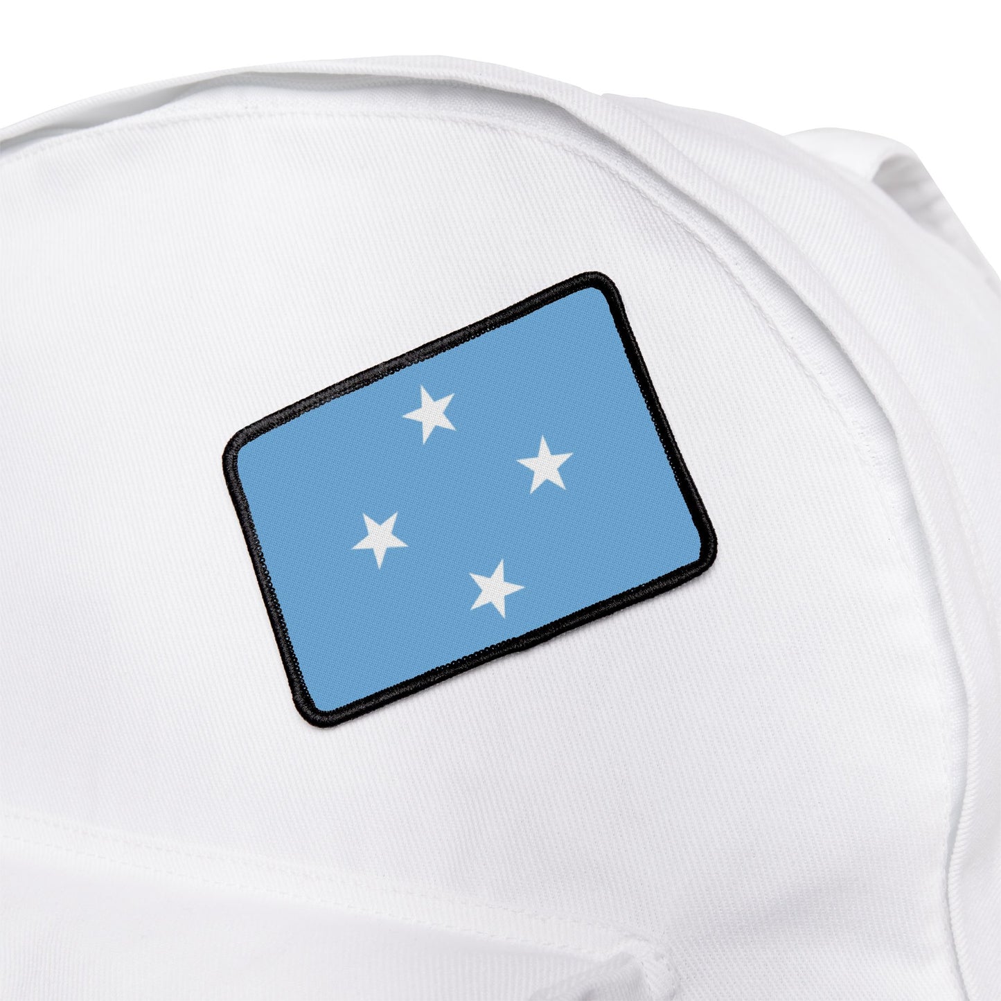 Flag Village Micronesia Flag Embroidery Iron-On Patches