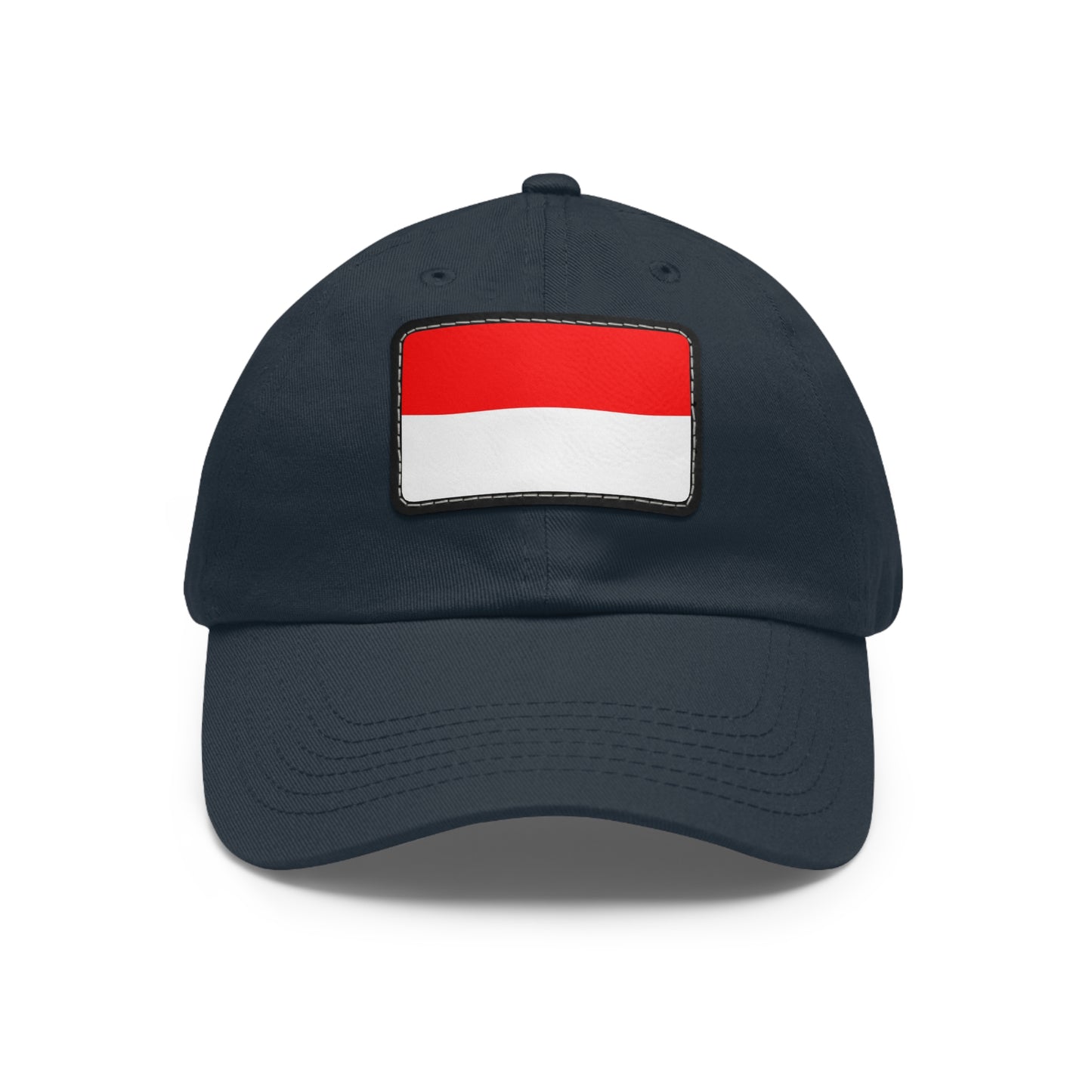 Flag Village Indonesia Flag Hat Cap with Leather Patch