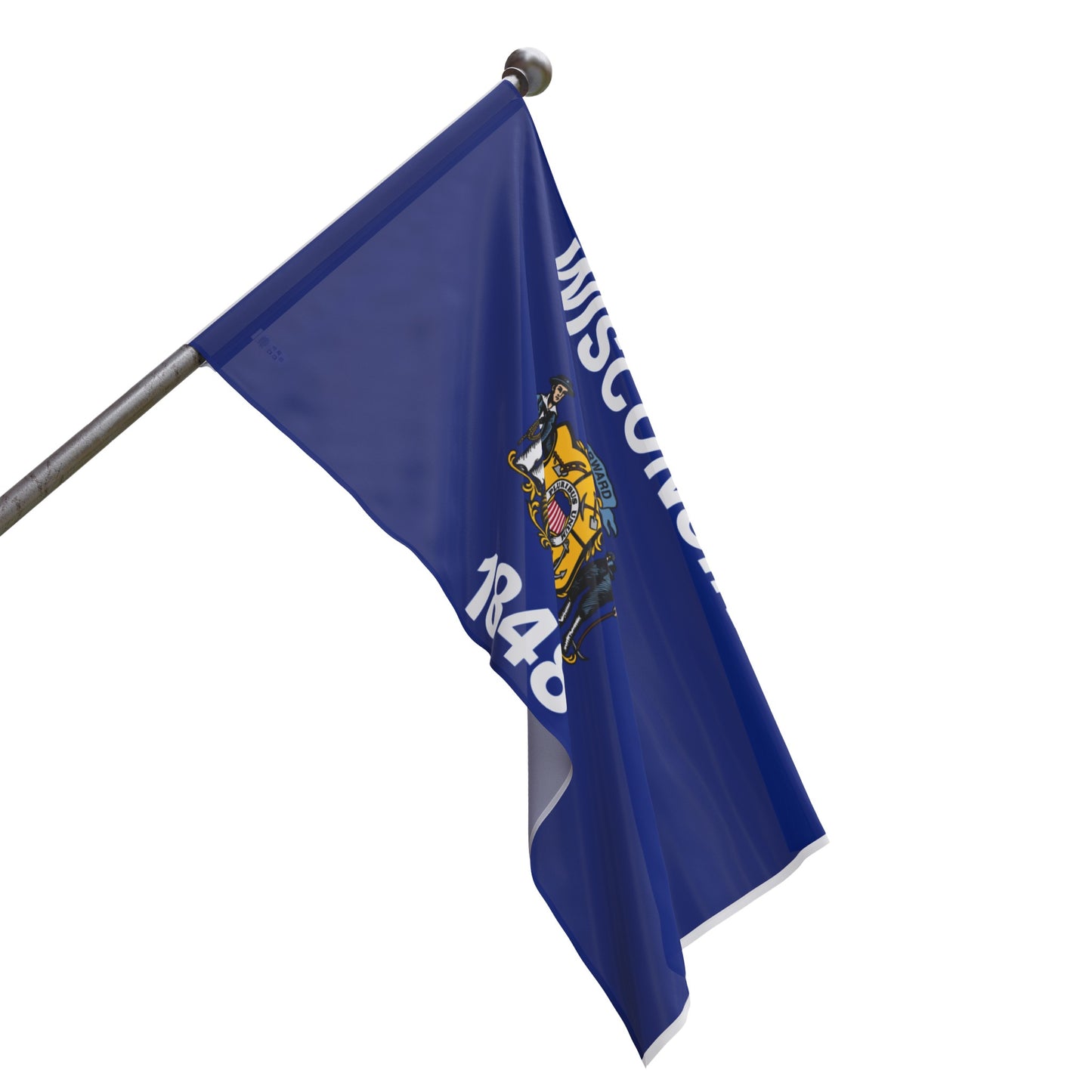 Flag Village USA Wisconsin State Flag 18" x 12" / 36" x 24" / 60" x 36"