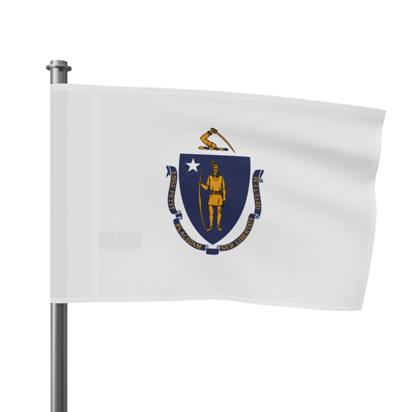 Flag Village USA Massachusetts State Flag 18" x 12" / 36" x 24" / 60" x 36"