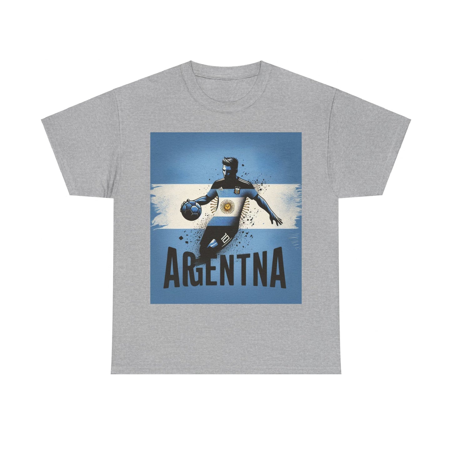 Flag Village Argentina Sporting Flag T-SHIRT Heavy Cotton Tee ARG0008