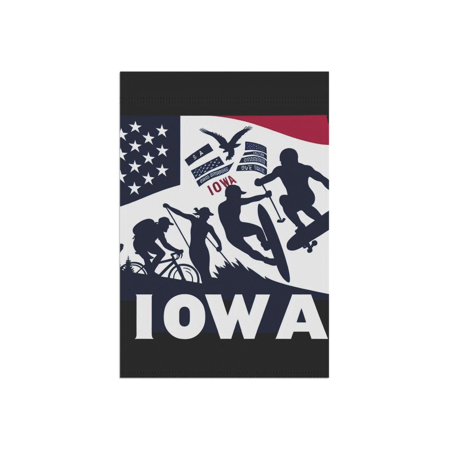 Flag Village Iowa State Flag Sporting Garden & House Banner IA0003