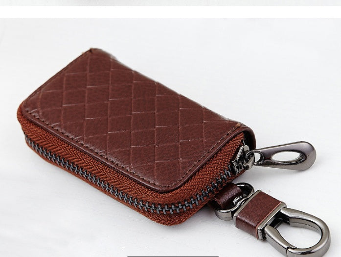 Flag Village Auto Tools Car key case leather key case men's woven