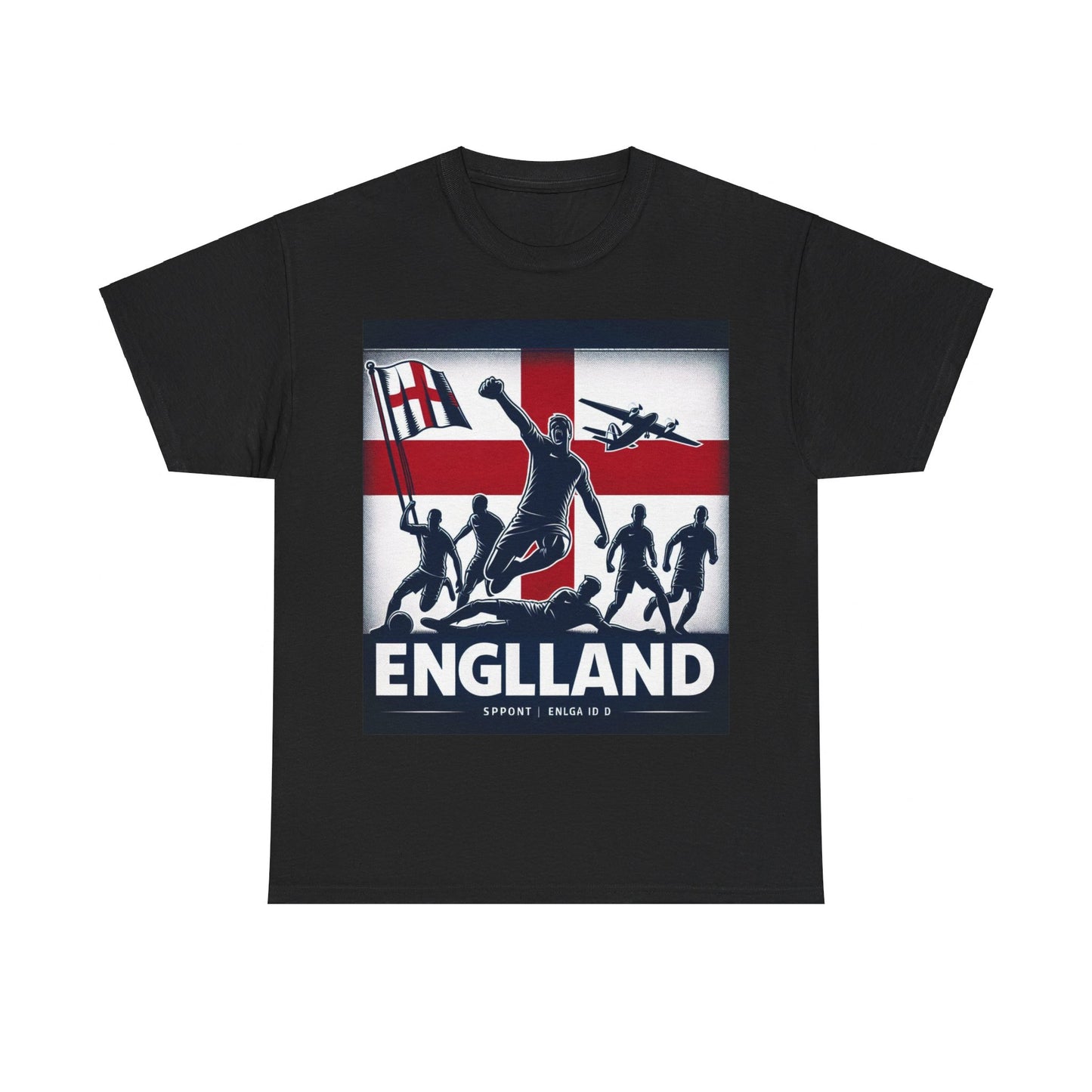 Flag Village England Sporting Flag T-SHIRT Heavy Cotton Tee GBR0007