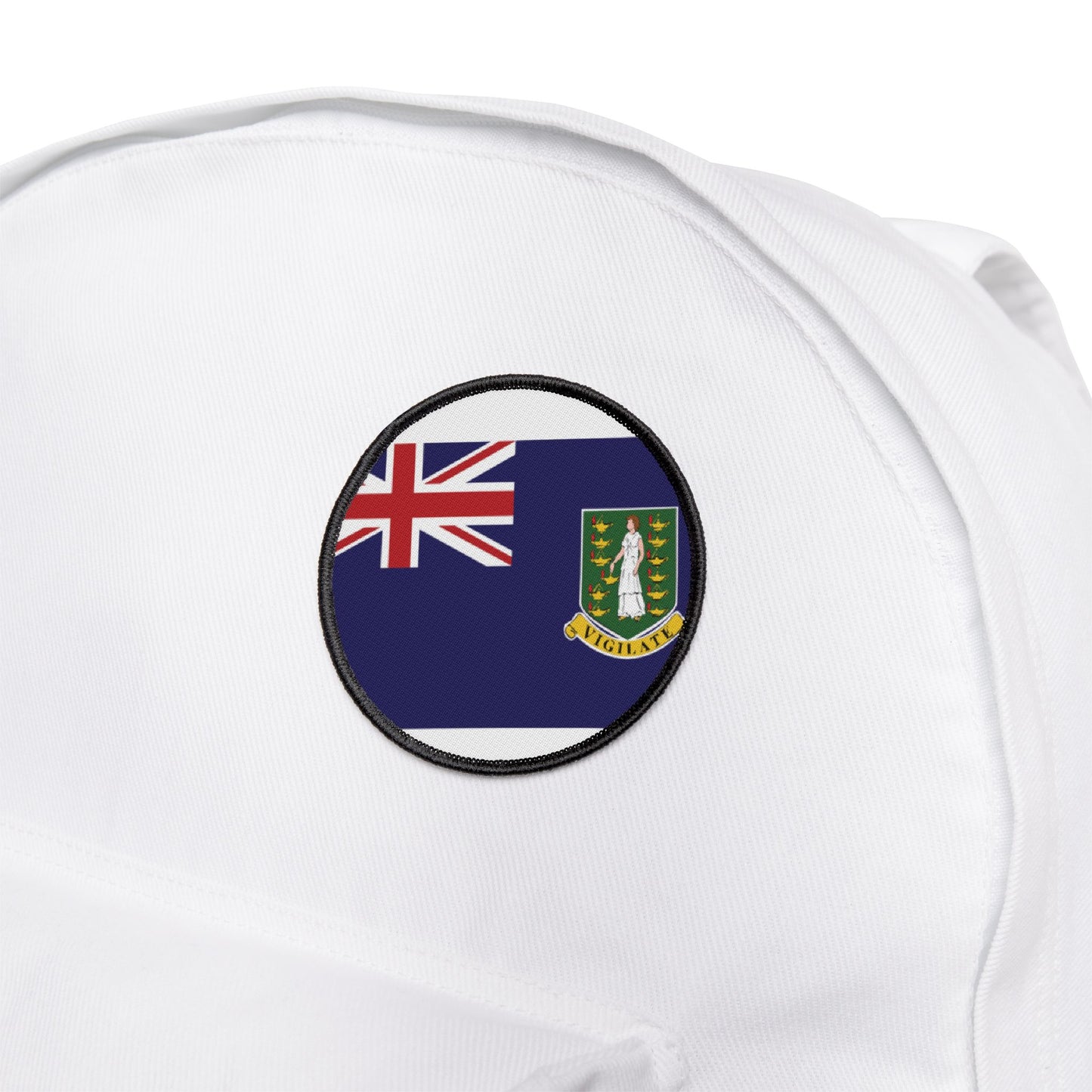 Flag Village Virgin Islands(British Virgin Islands) Flag Embroidery Iron-On Patches