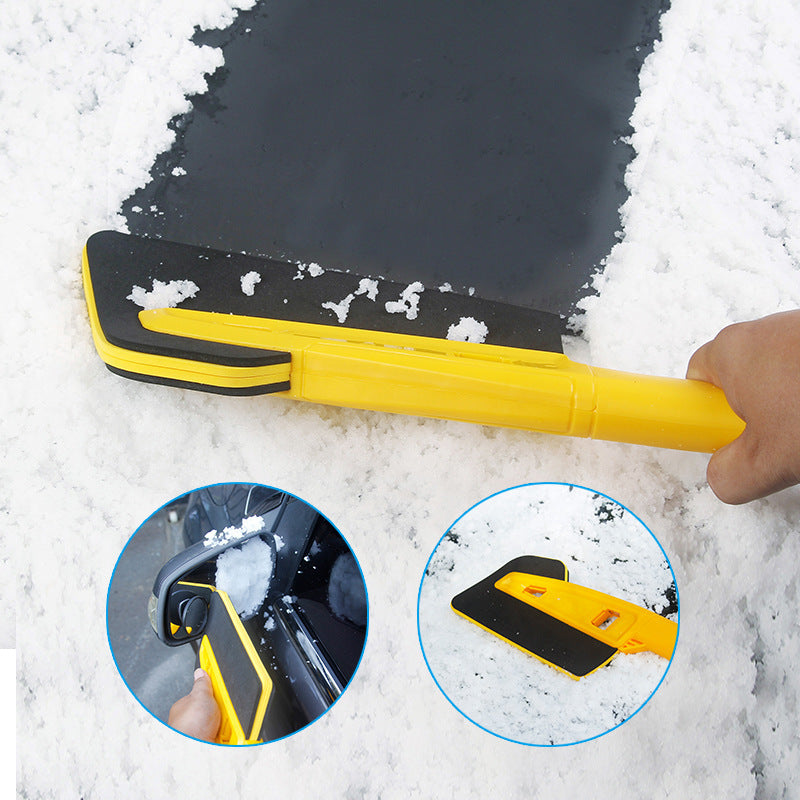 Flag Village Auto Tools New Style Car EVA Snow Shovel Multifunctional Snow Shovel Long Rod Deicing Ice Sweep Tool Snow Removal Brush For Winter