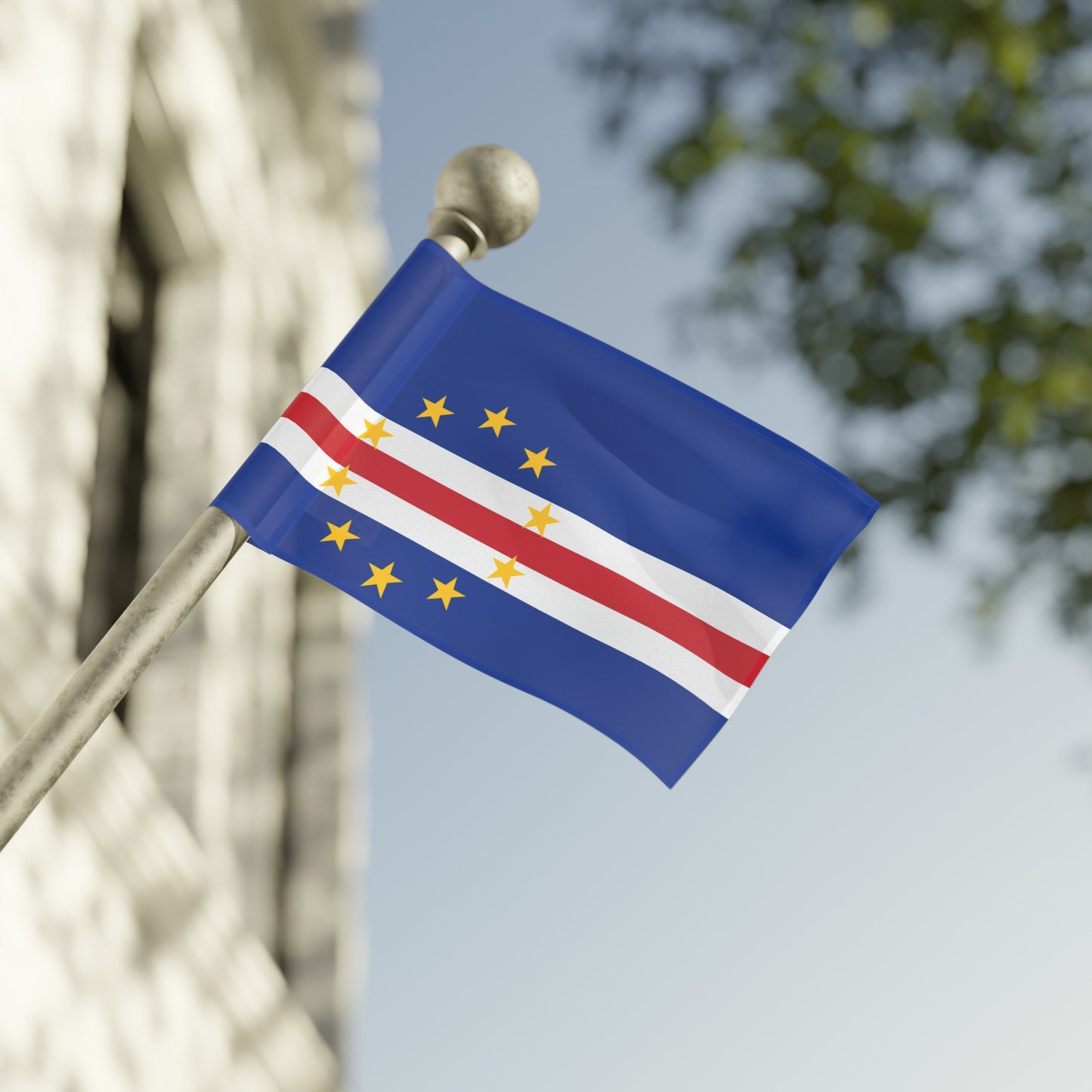 Flag Village Cape Verde Flag 18" x 12" / 36" x 24" / 60" x 36"