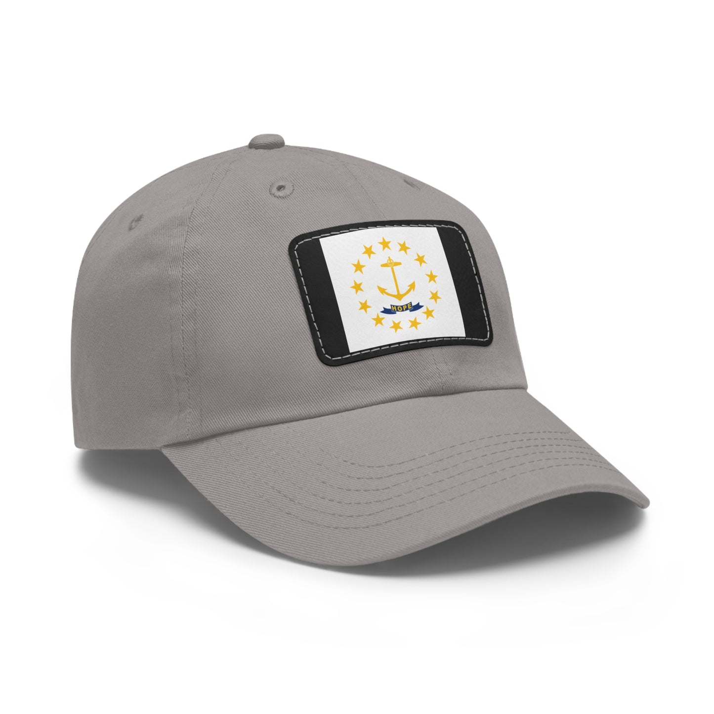 Flag Village USA Rhode Island State Flag Hat Cap with Leather Patch